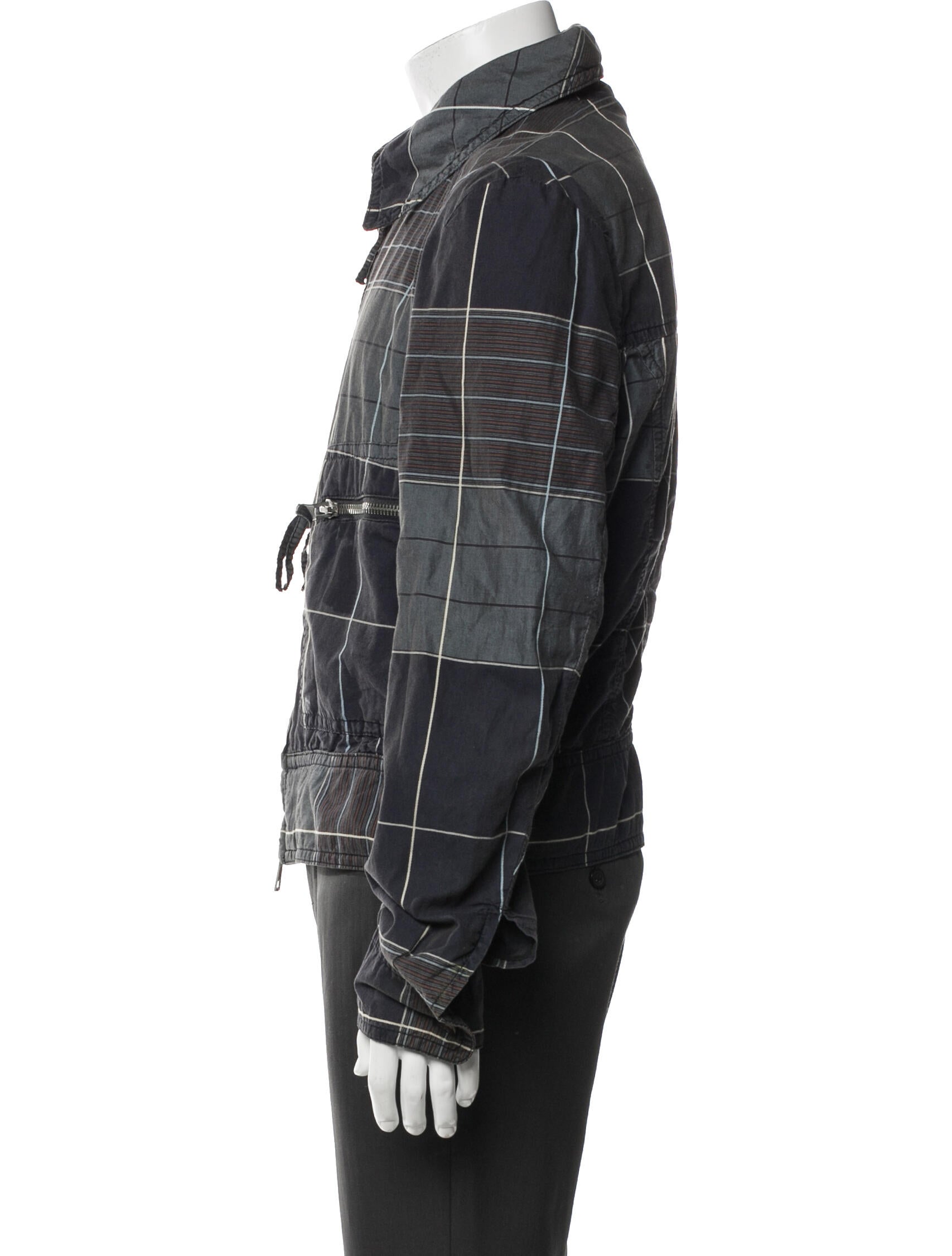 Vivienne Westwood Plaid Print Denim Jacket