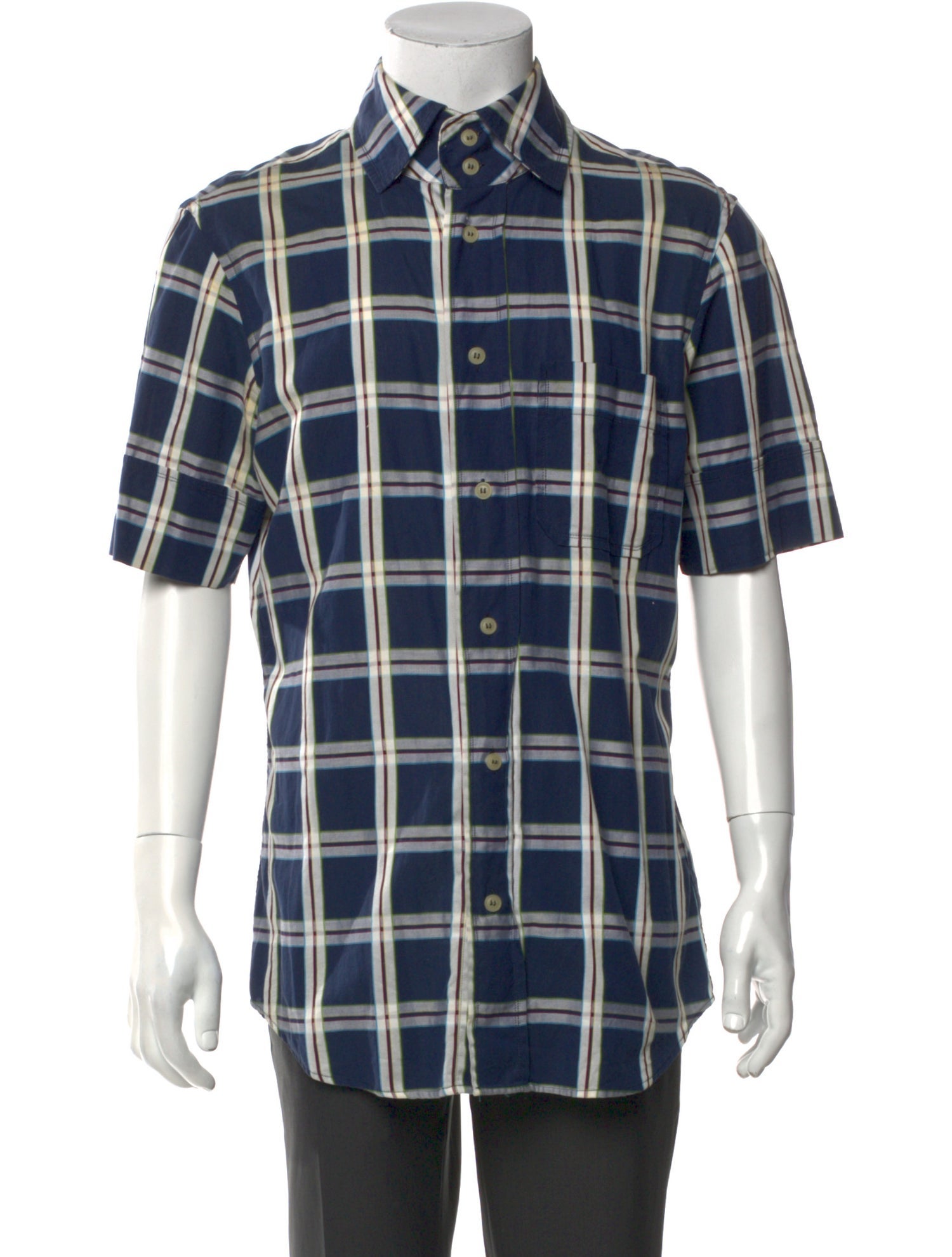 Vivienne Westwood Plaid Print Short Sleeve Shirt