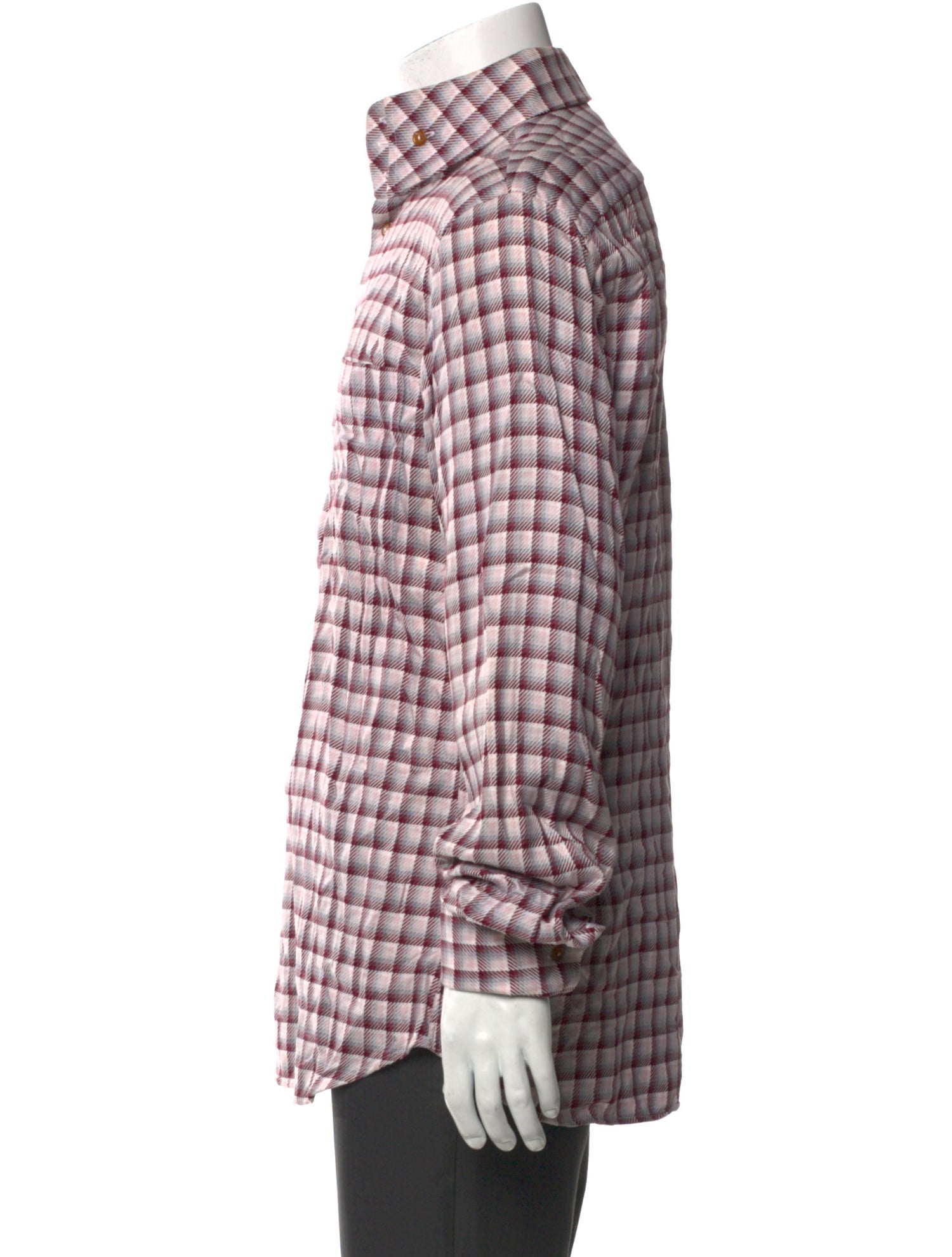 Vivienne Westwood Plaid Print Long Sleeve Shirt