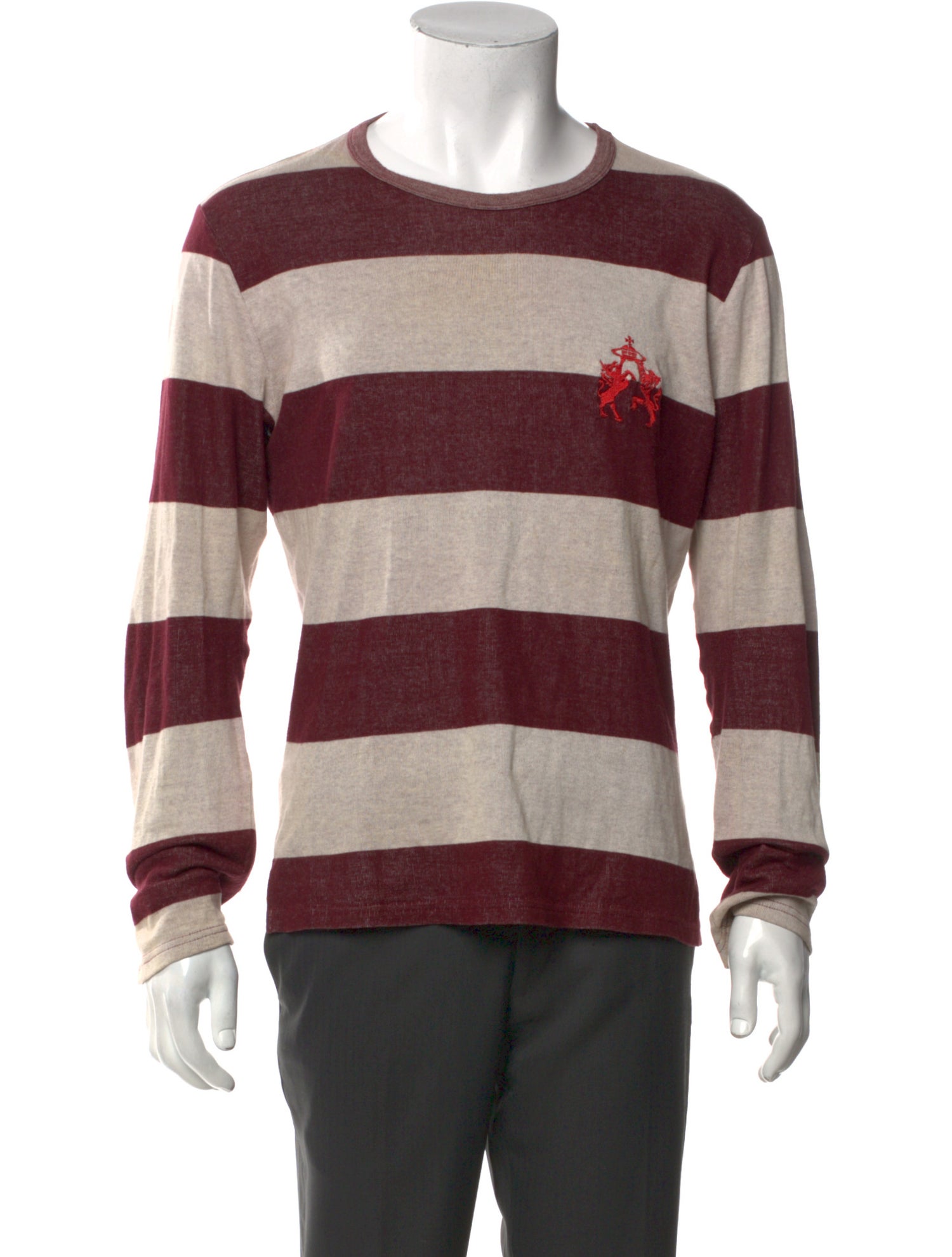 Vivienne Westwood Striped Crew Neck Henley