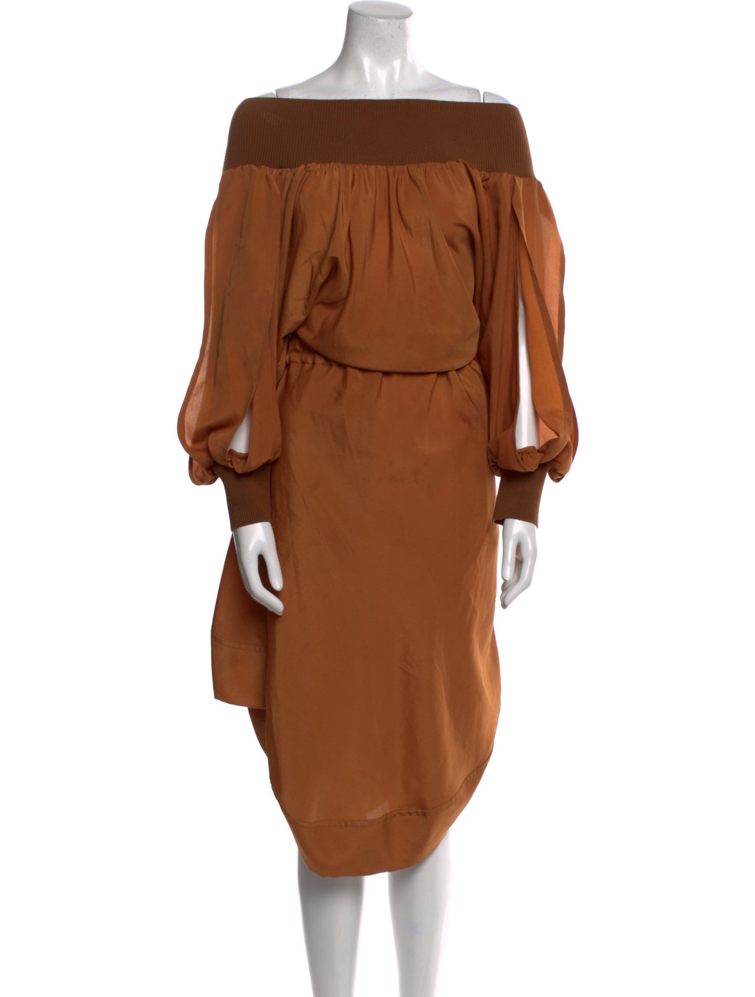 Vivienne Westwood Bateau Neckline Midi Length Dress