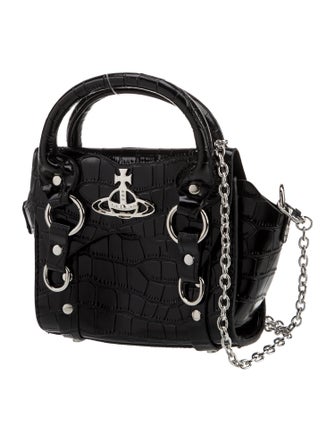 Vivienne Westwood Leather Top Handle Bag
