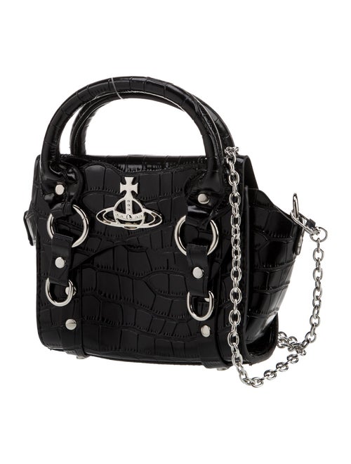 Vivienne Westwood Leather Top Handle Bag