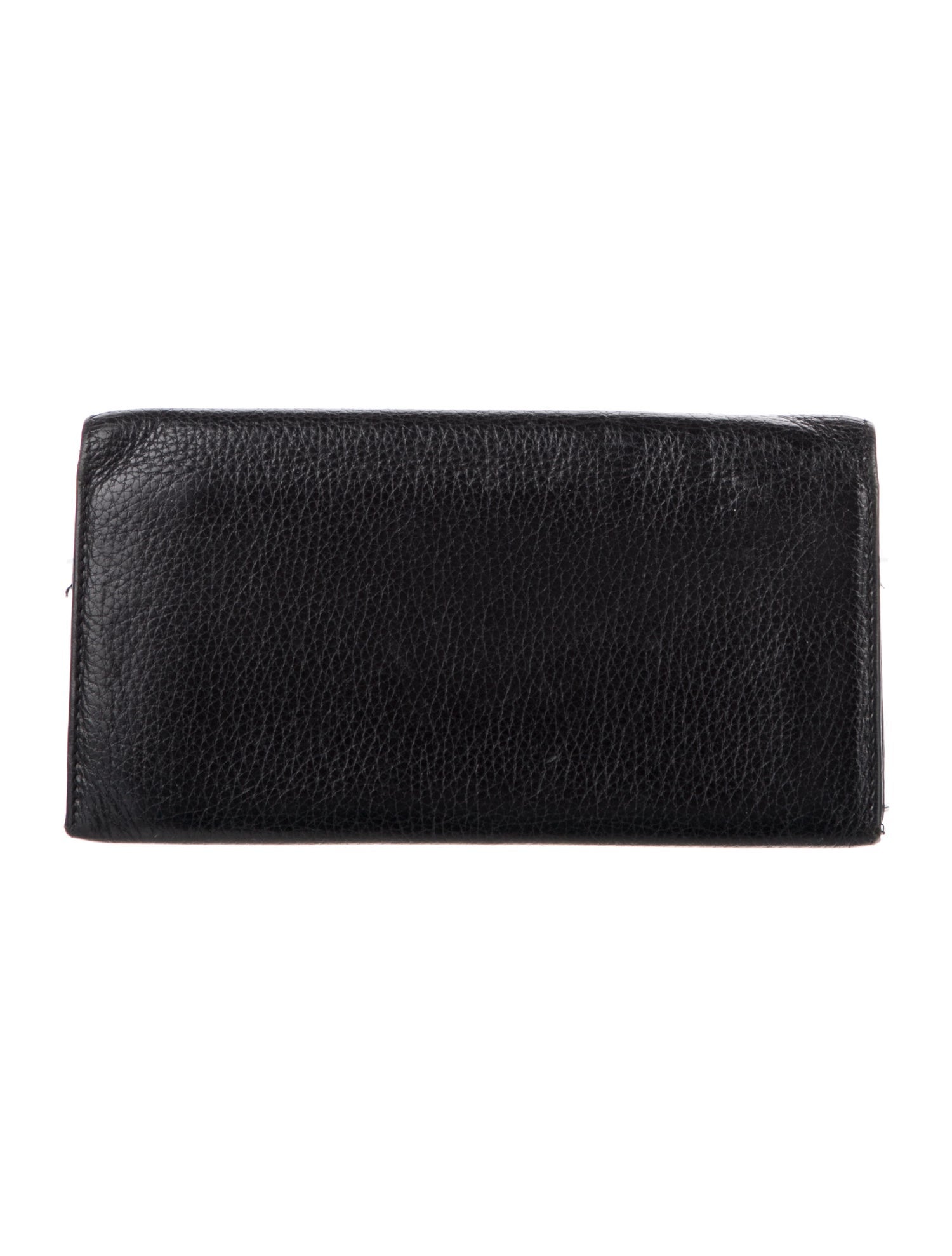 Vivienne Westwood Signature Logo Embossed Leather Continental Wallet