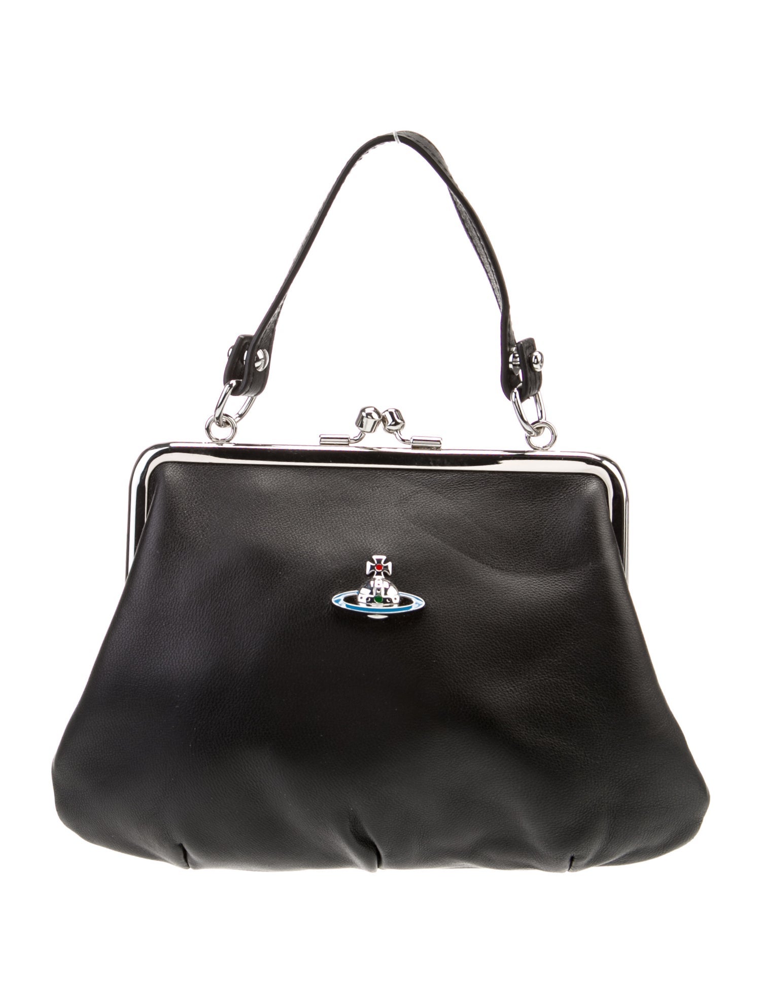 Vivienne Westwood Leather Top Handle Bag
