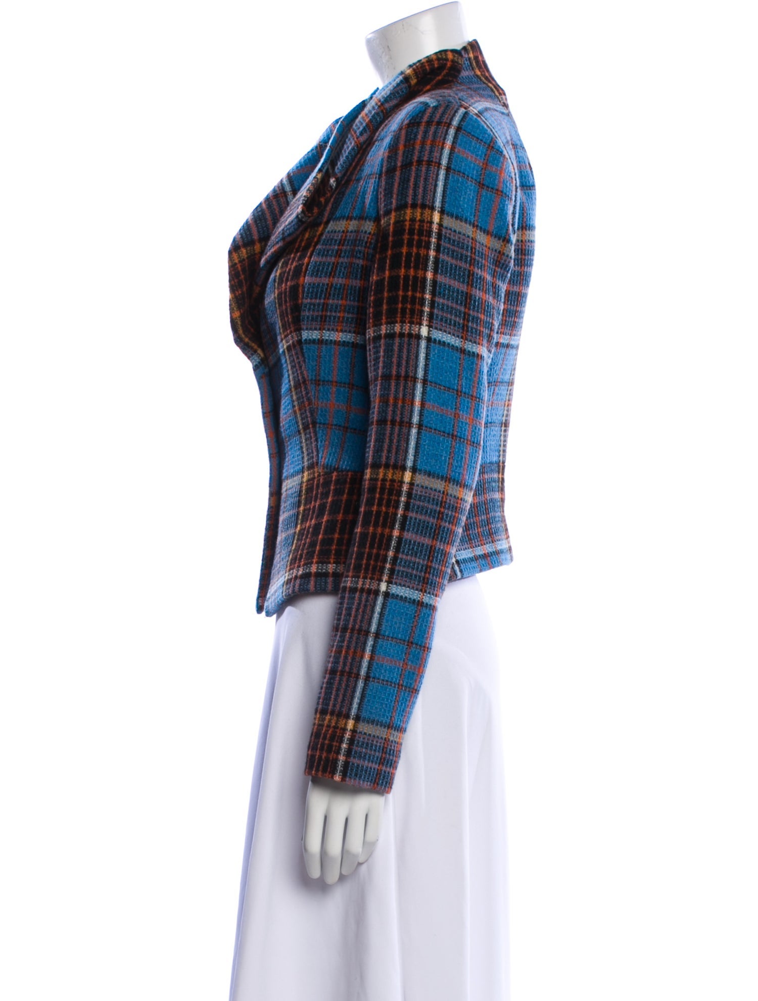 Vivienne Westwood Anglomania Plaid Print Blazer