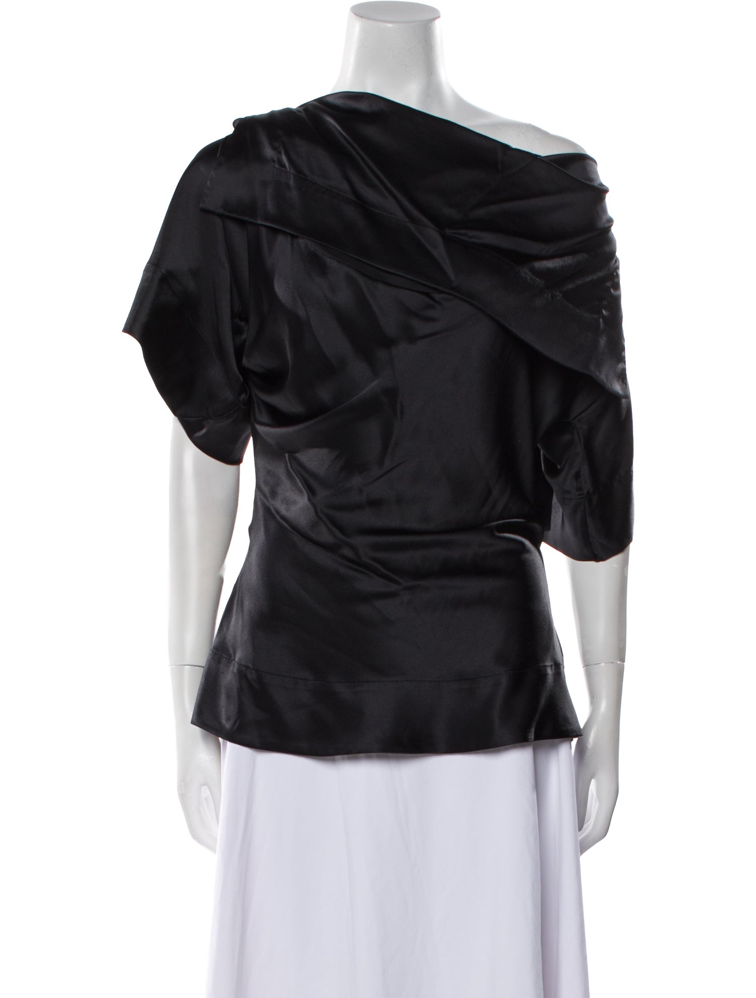 Vivienne Westwood Silk Cowl Neck Blouse