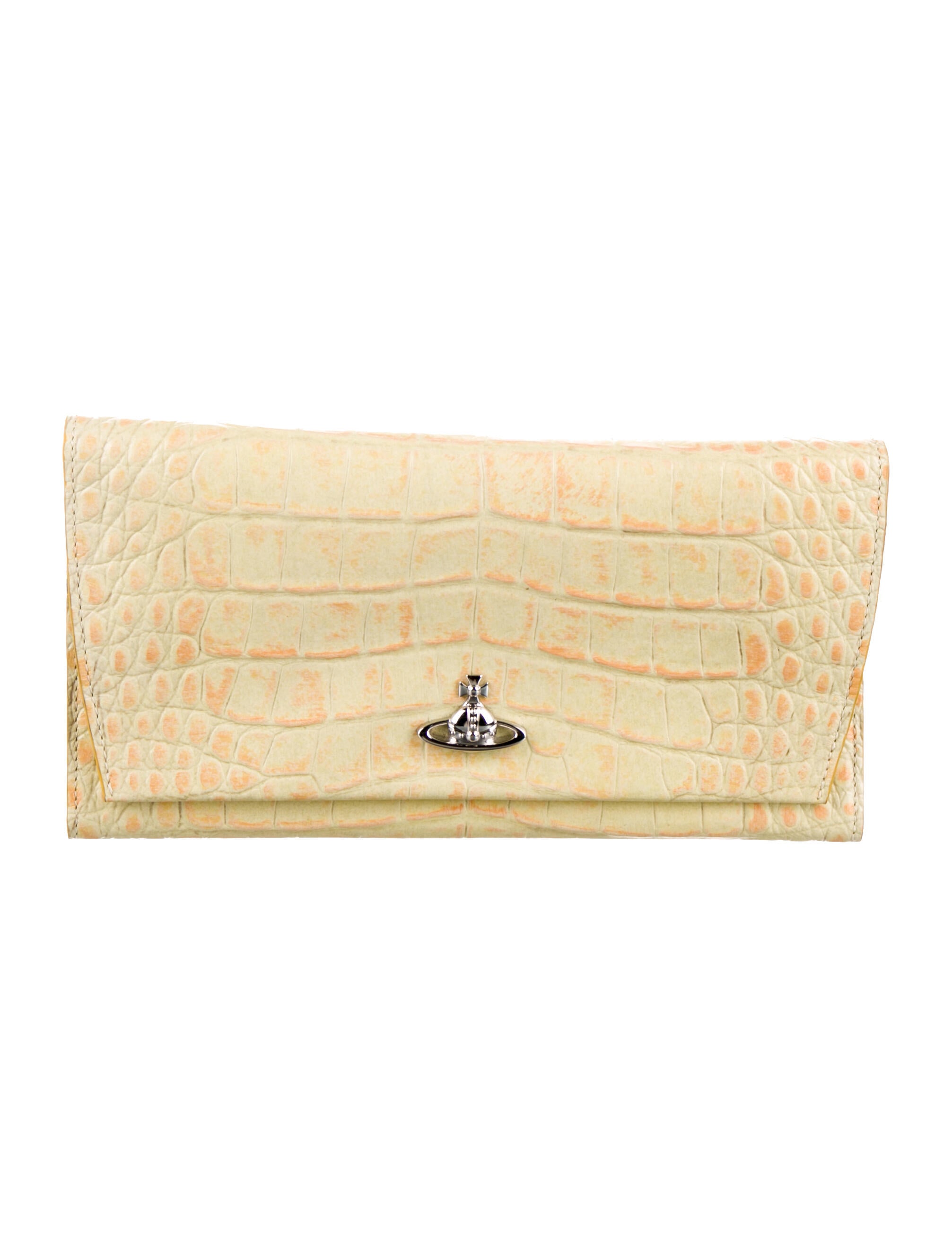 Vivienne Westwood Embossed Leather Printed Continental Wallet