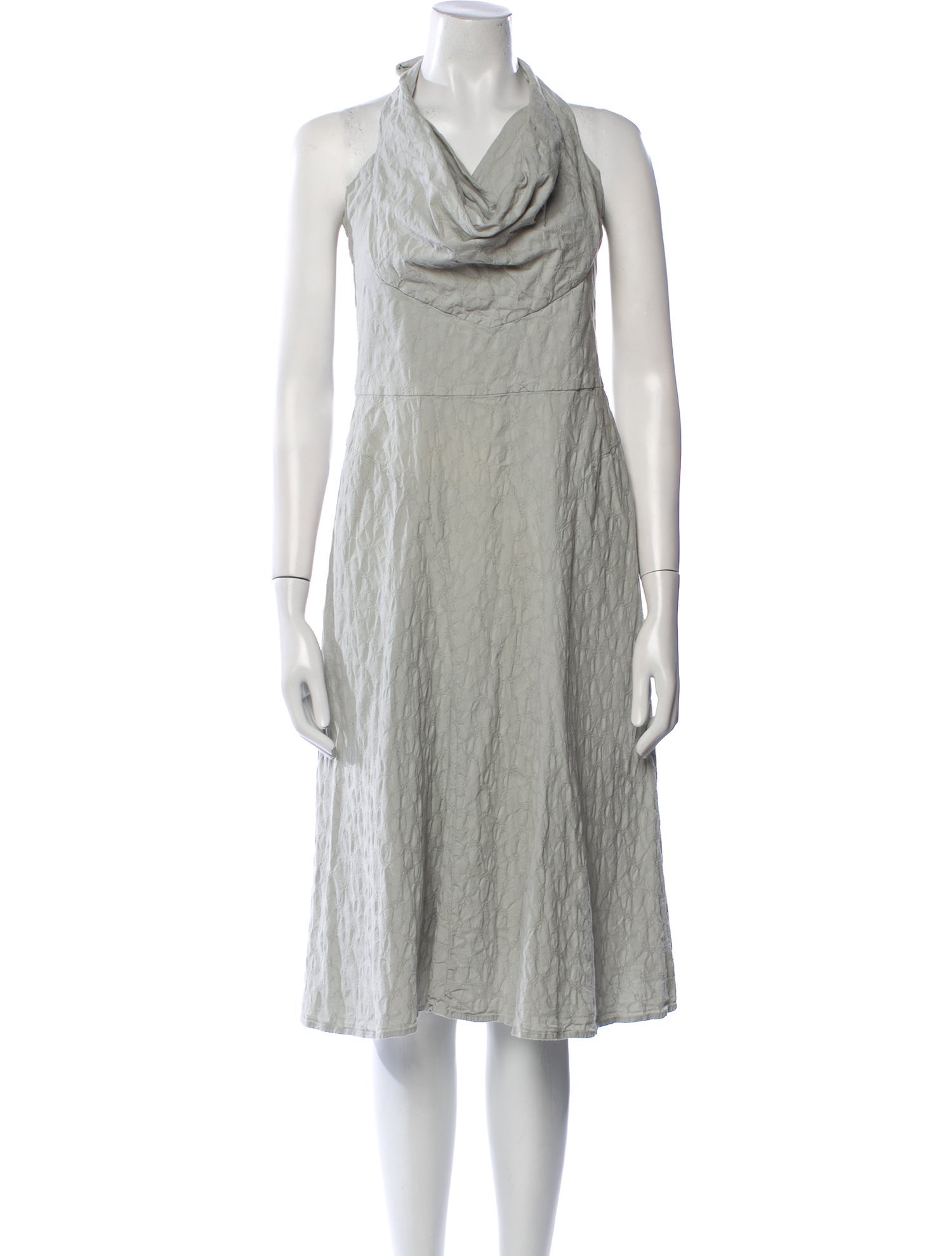 Vivienne Westwood Cowl Neck Midi Length Dress
