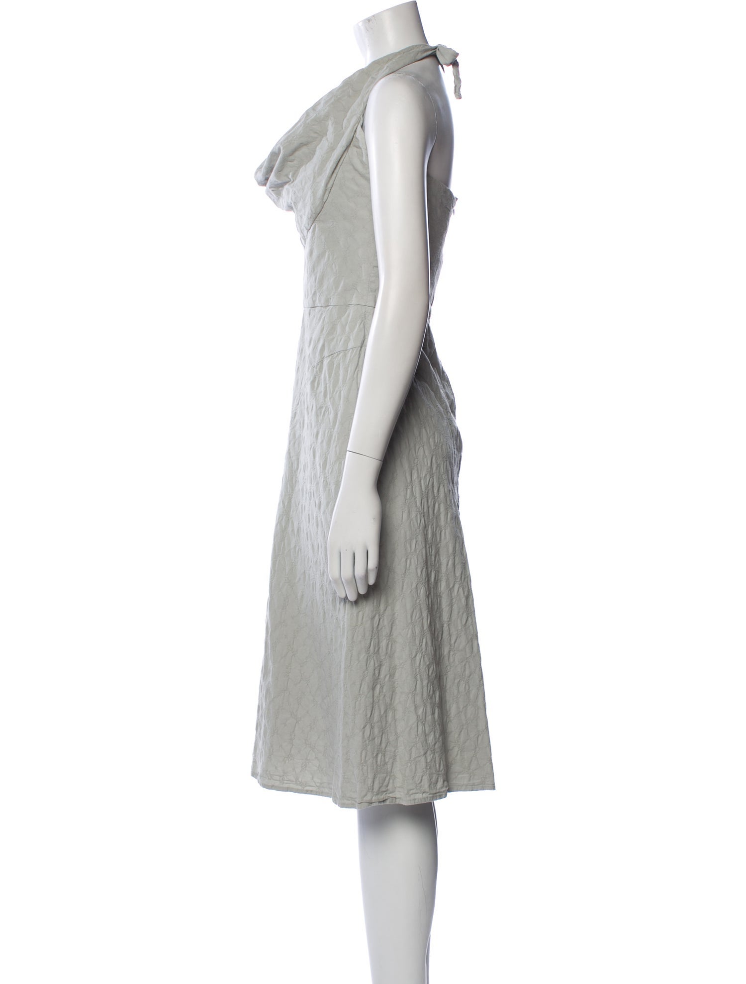 Vivienne Westwood Cowl Neck Midi Length Dress