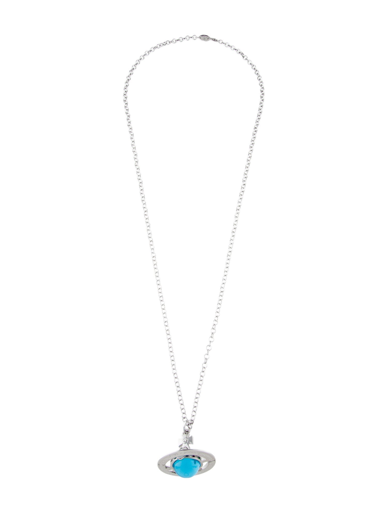 Vivienne Westwood Crystal & Resin Large Orb Pendant Necklace