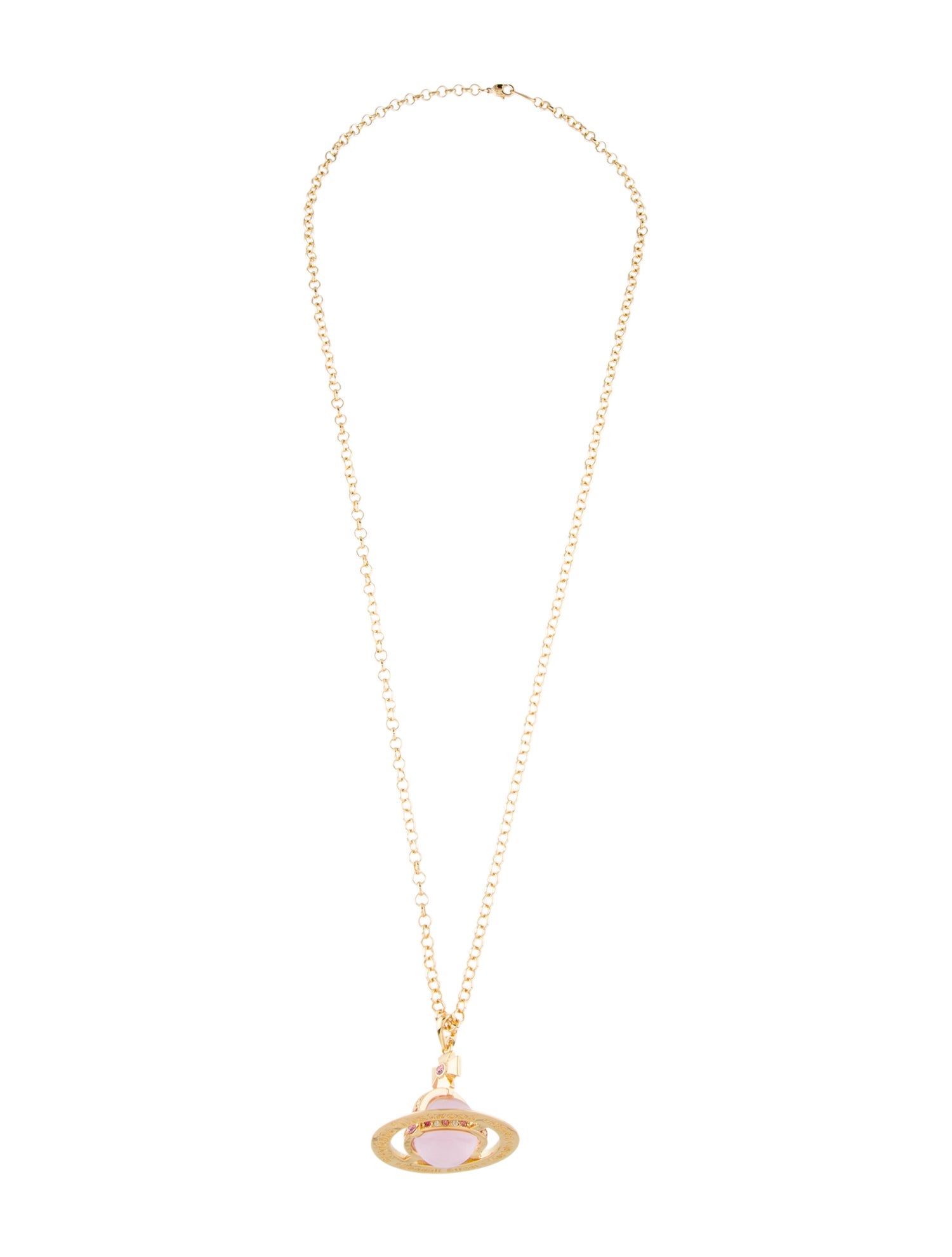 Vivienne Westwood Crystal & Resin Large Orb Pendant Necklace