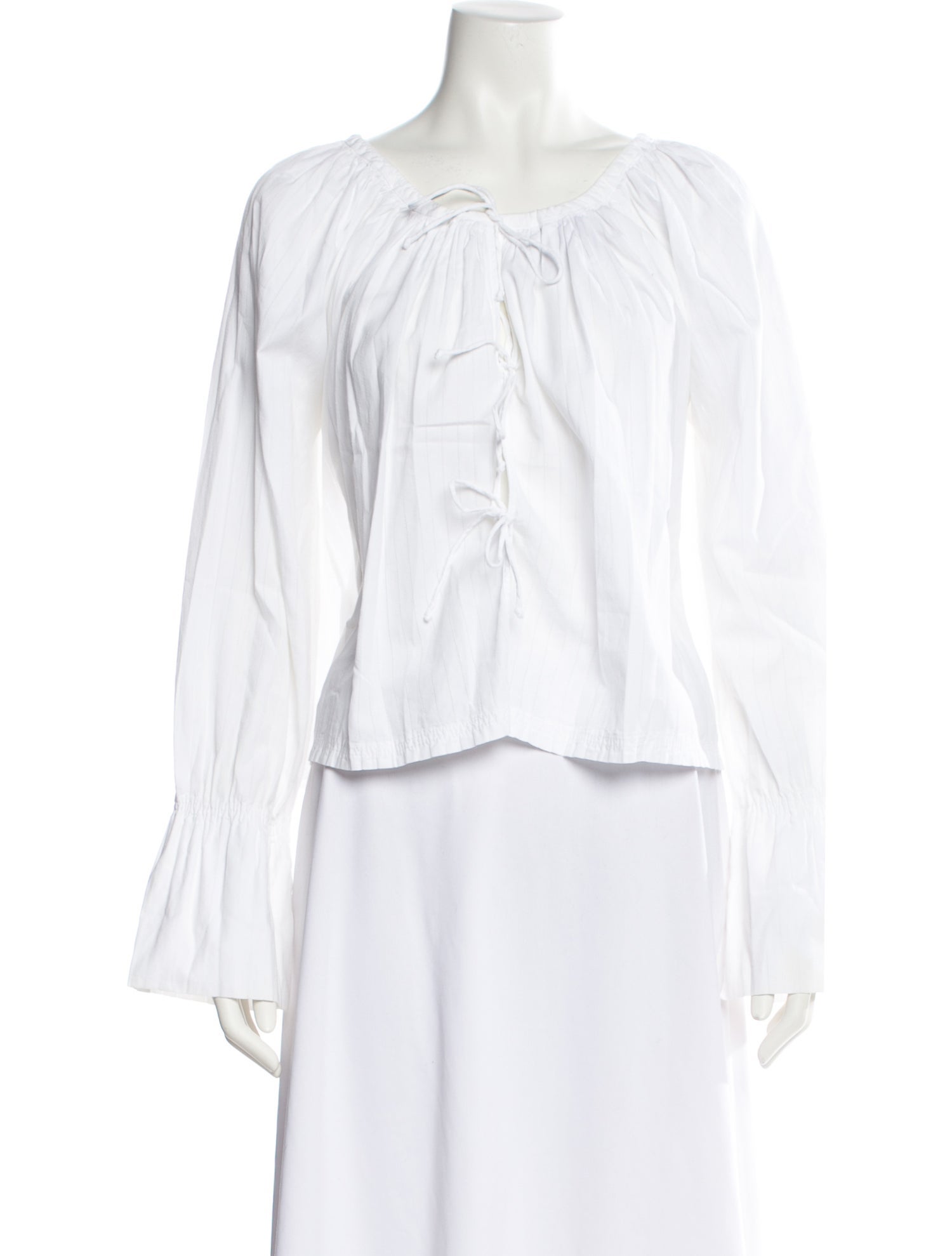 Vivienne Westwood V-Neck Long Sleeve Blouse
