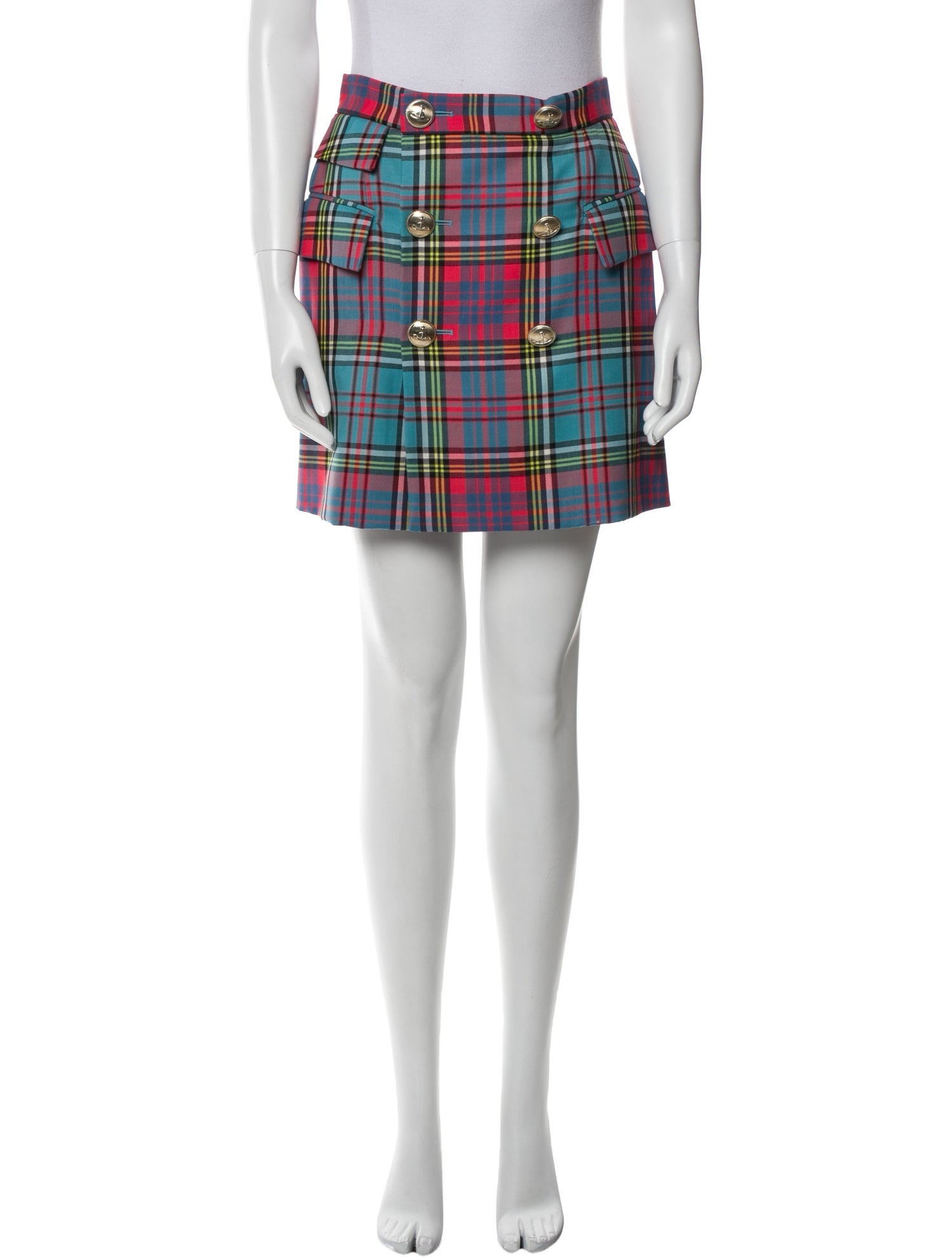 Vivienne Westwood Virgin Wool Mini Skirt w/ Tags
