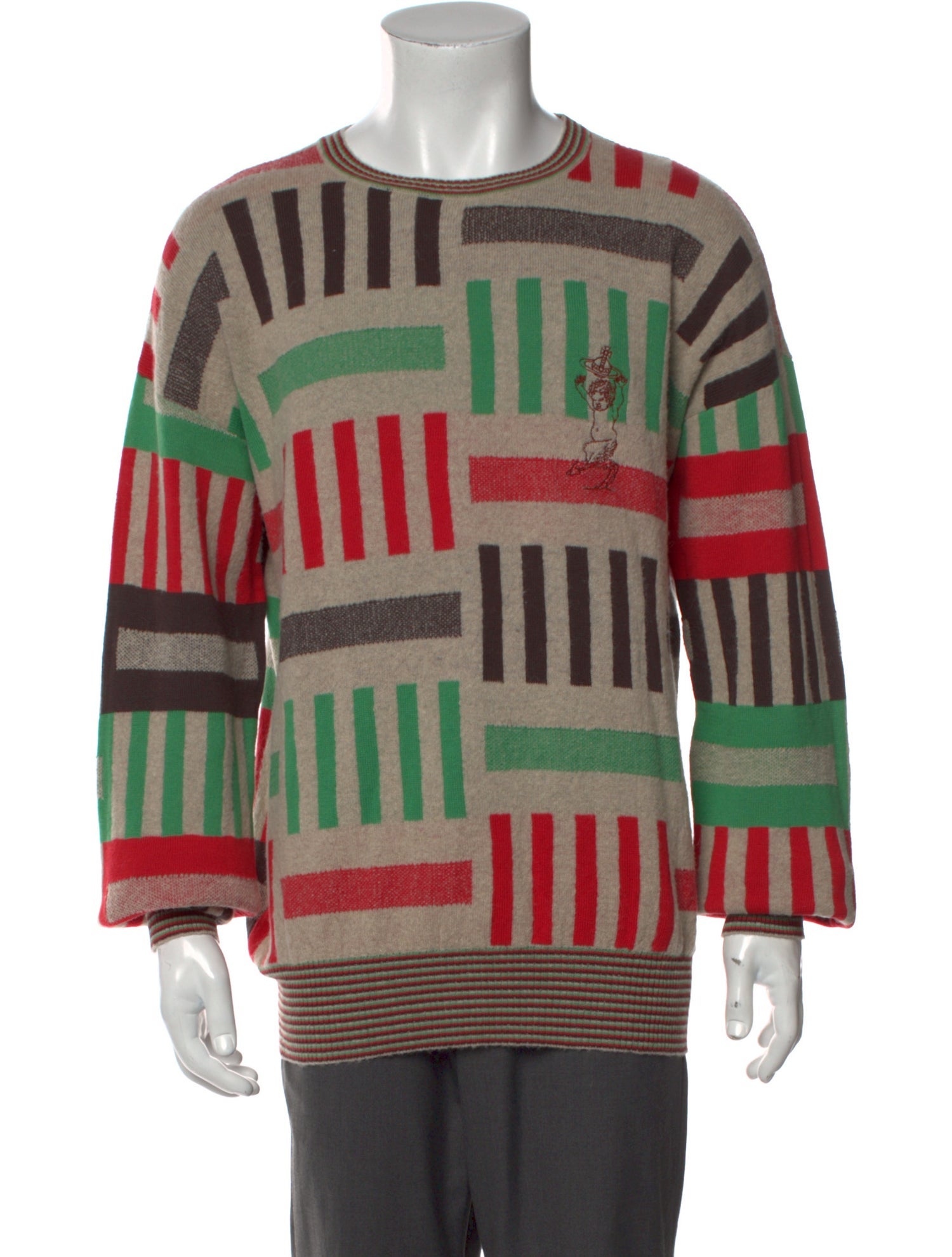 Vivienne Westwood Striped Crew Neck Pullover
