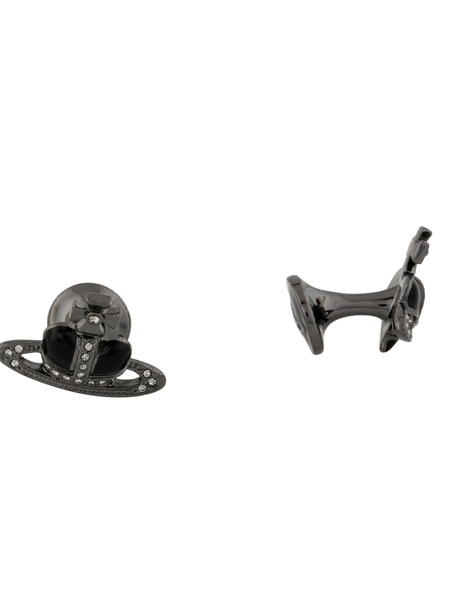 Vivienne Westwood Enamel Heart Orb Cufflinks