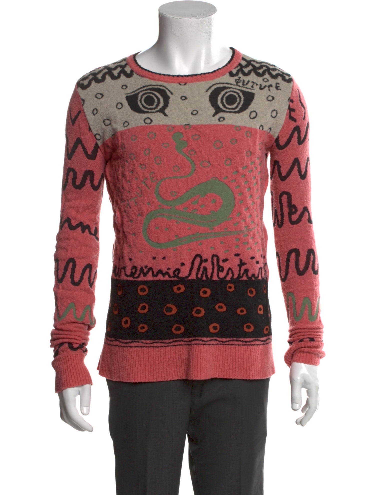 Vivienne Westwood Printed Crew Neck Pullover