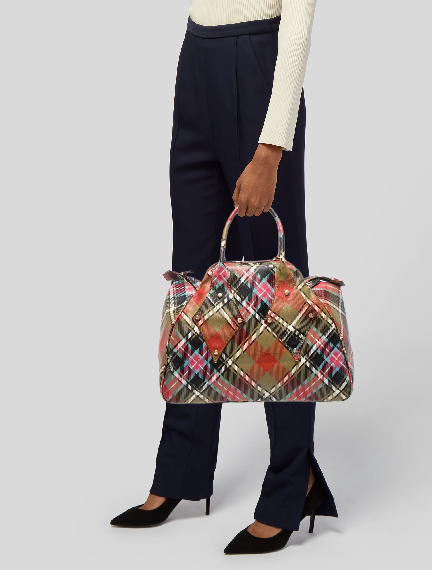 Vivienne Westwood Leather Top Handle Bag