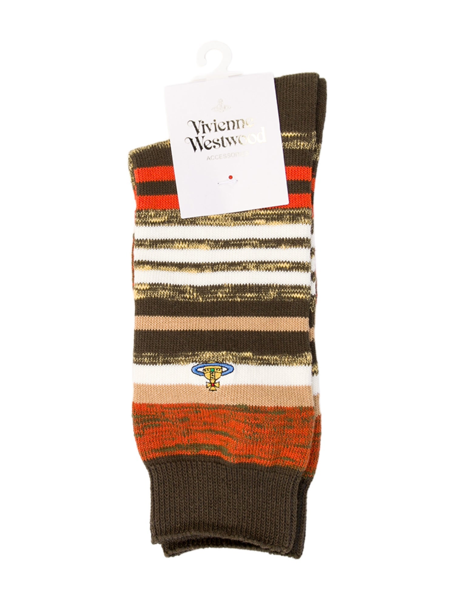 Vivienne Westwood Men's Cotton Crew Socks w/Tags