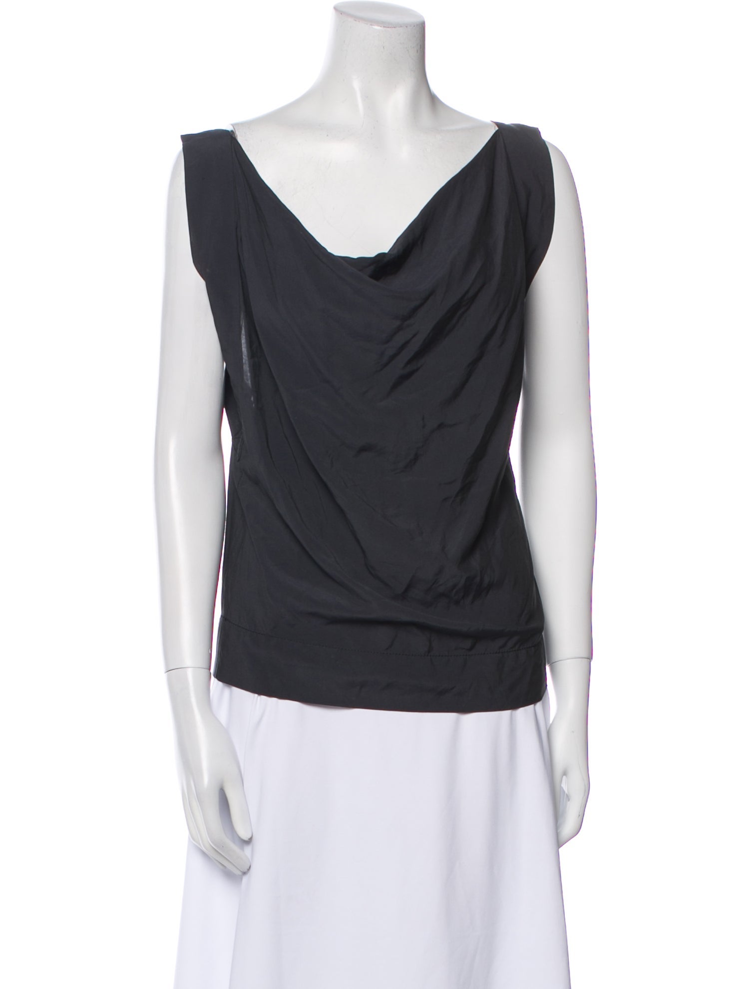 Vivienne Westwood Cowl Neck Sleeveless Top