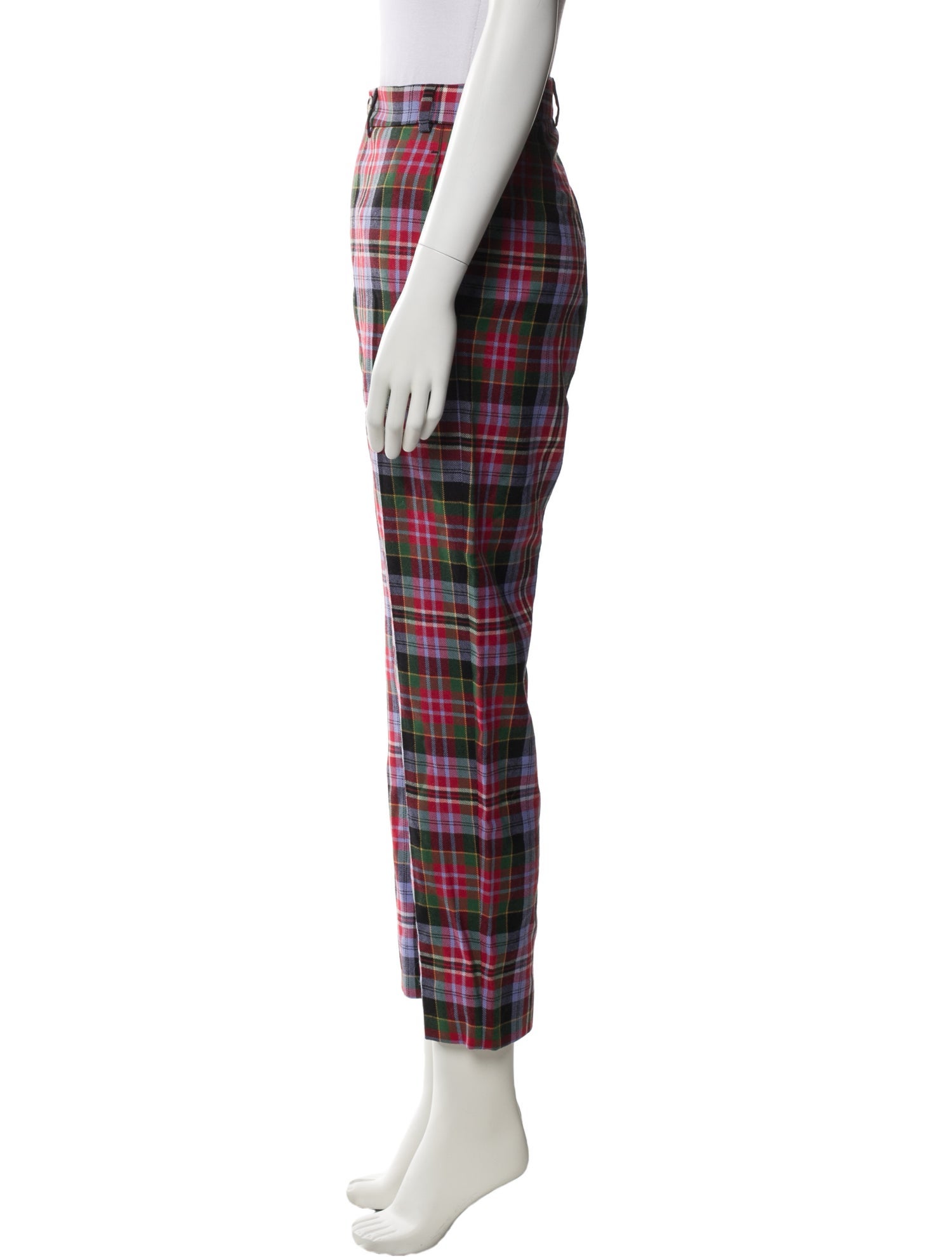 Vivienne Westwood Wool Straight Leg Pants