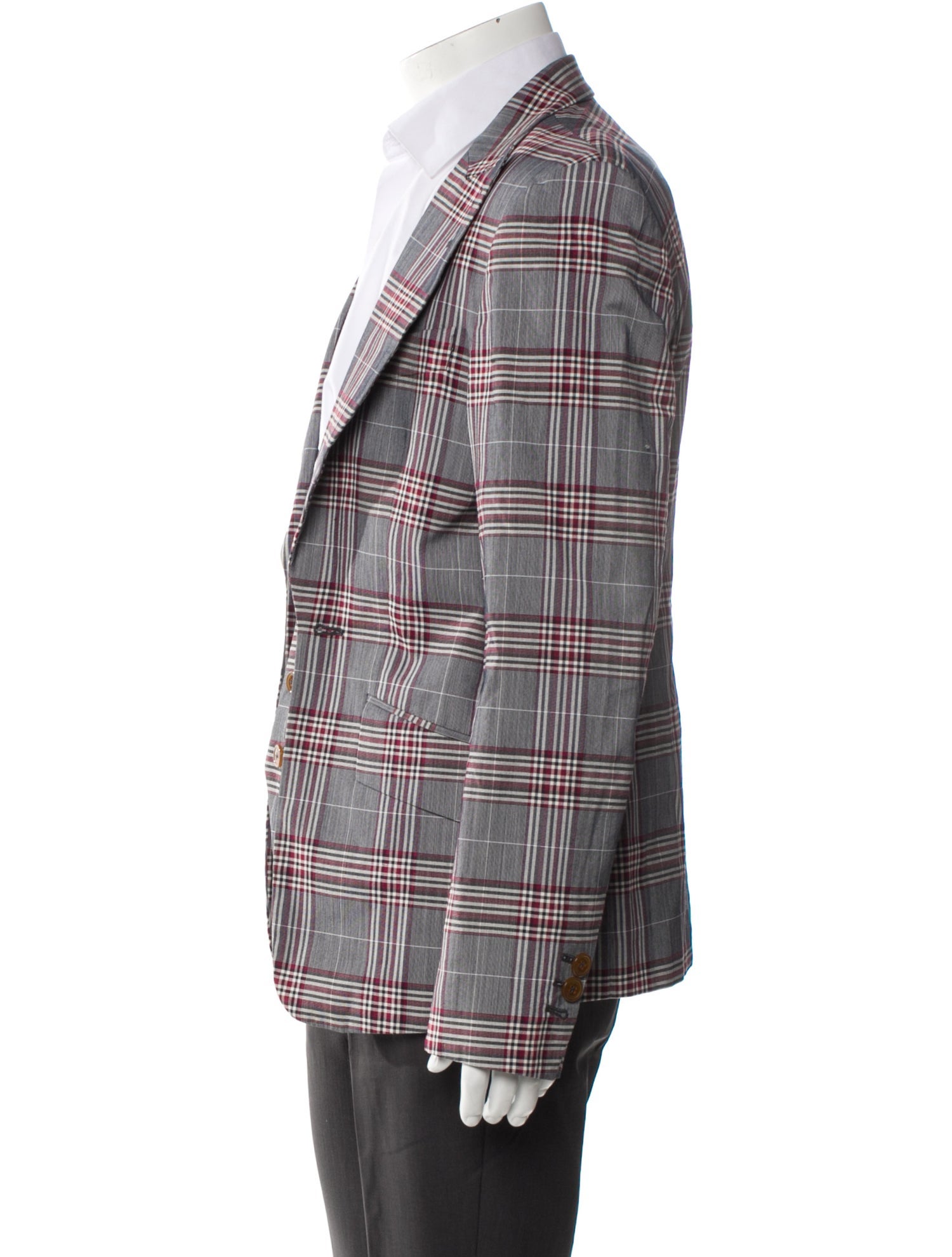 Vivienne Westwood Plaid Print Blazer