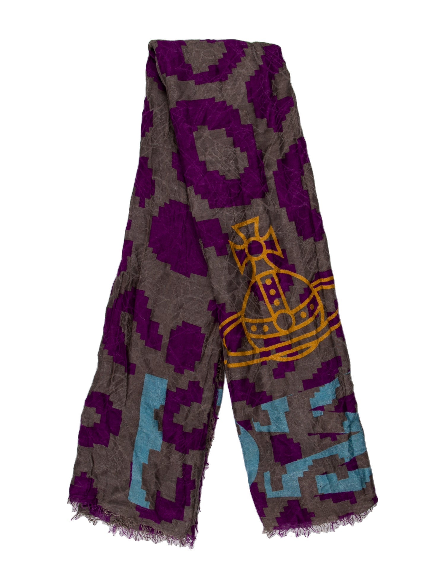 Vivienne Westwood Silk Printed Scarf