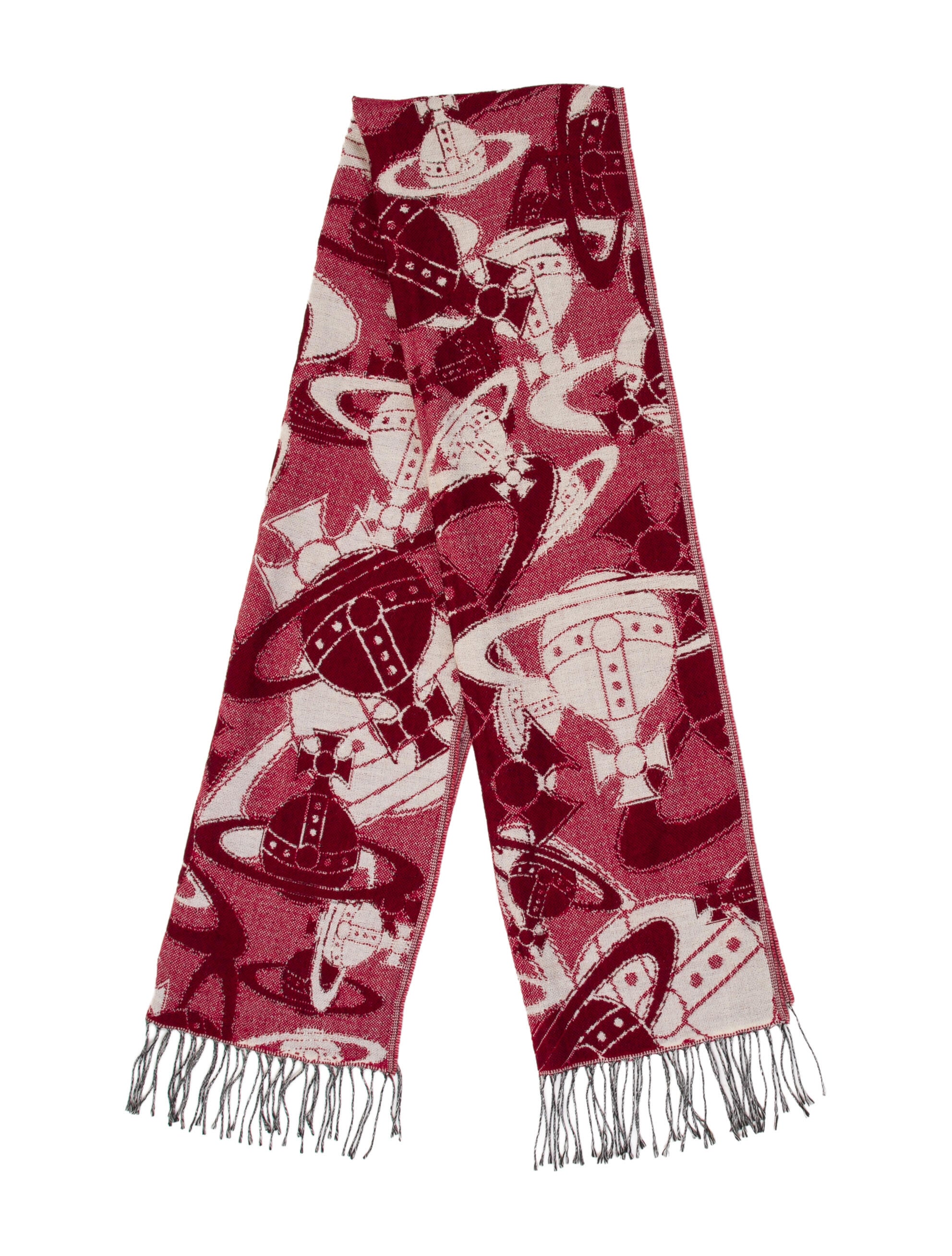 Vivienne Westwood Wool Printed Scarf