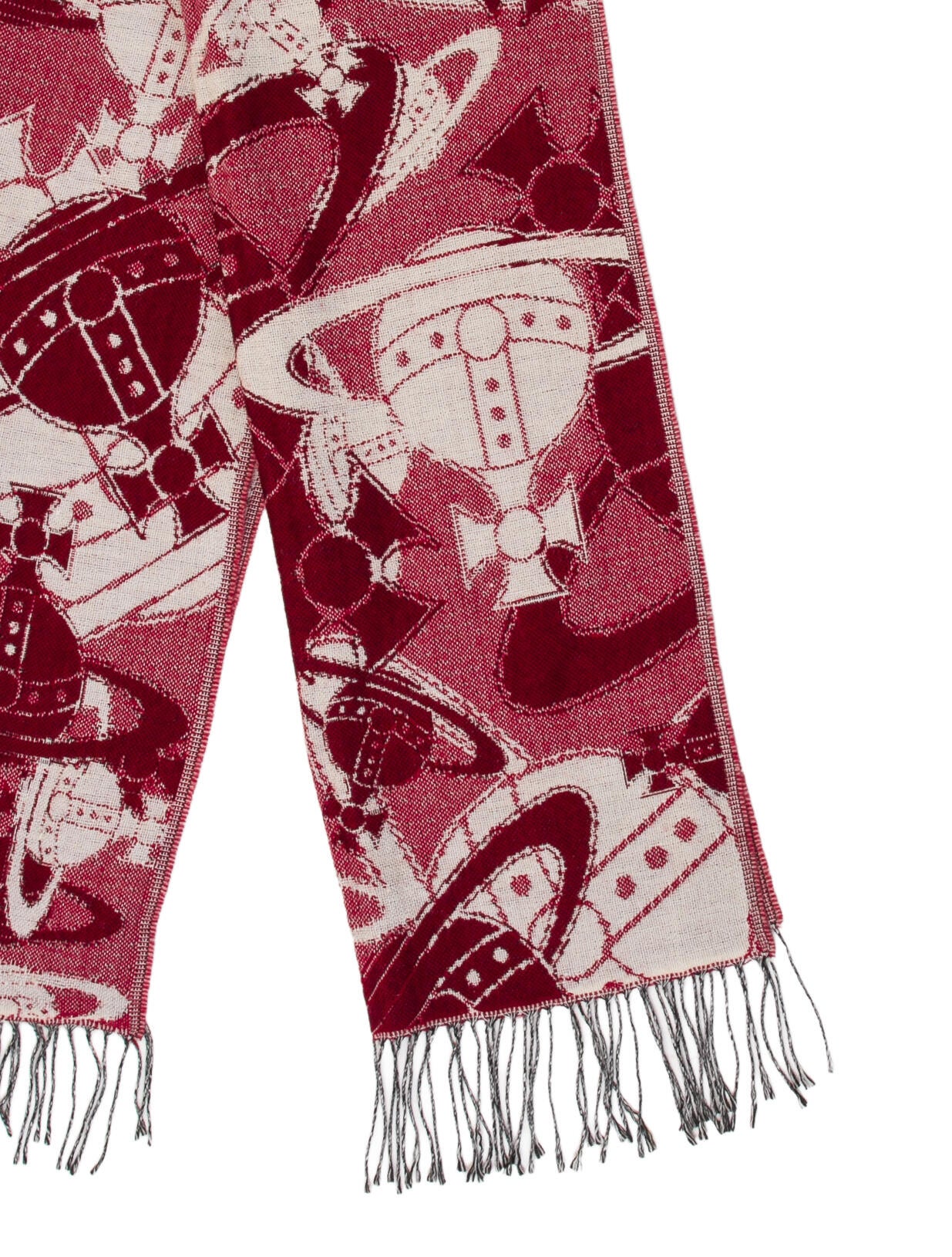 Vivienne Westwood Wool Printed Scarf