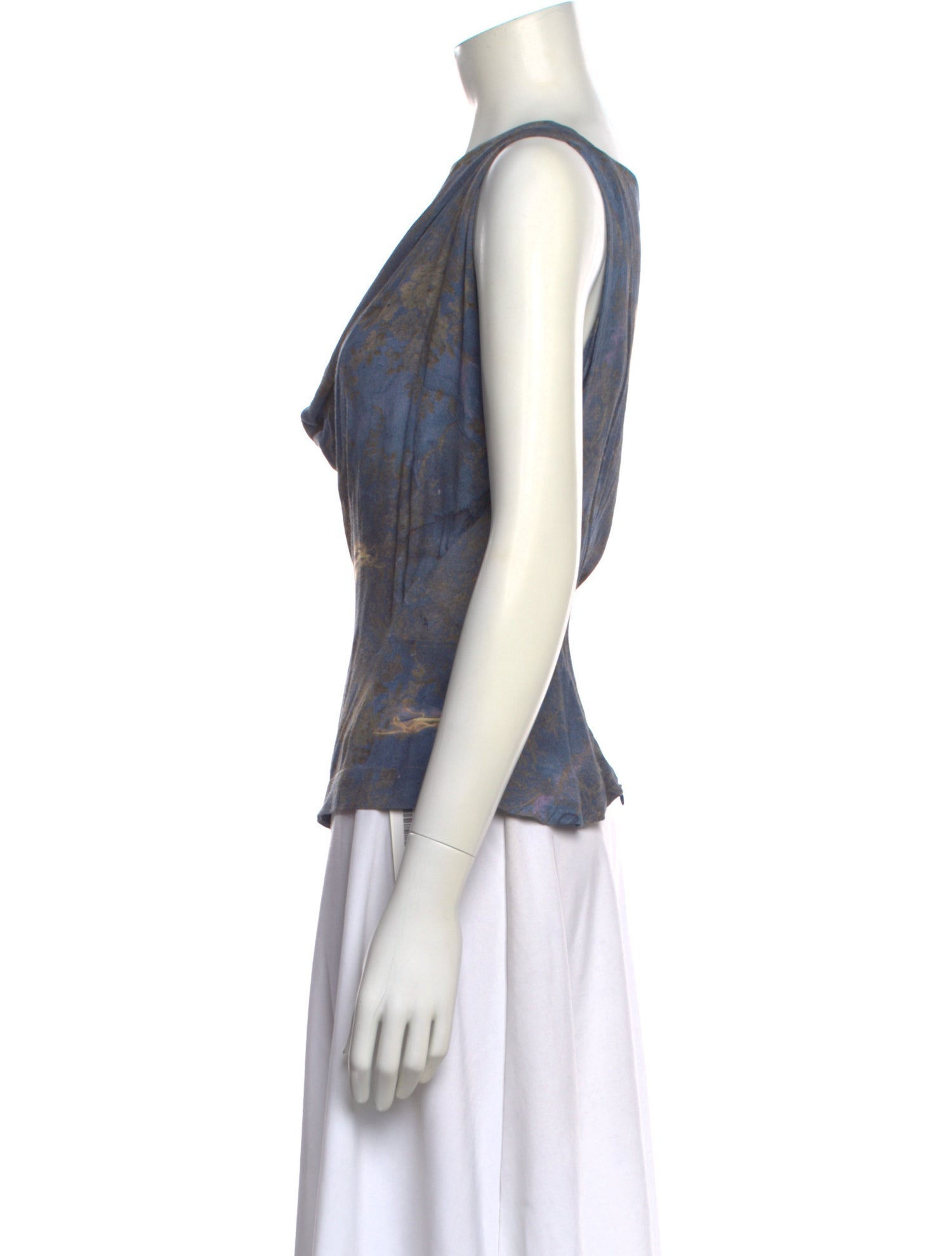 Vivienne Westwood Patterned Cowl Neck Top