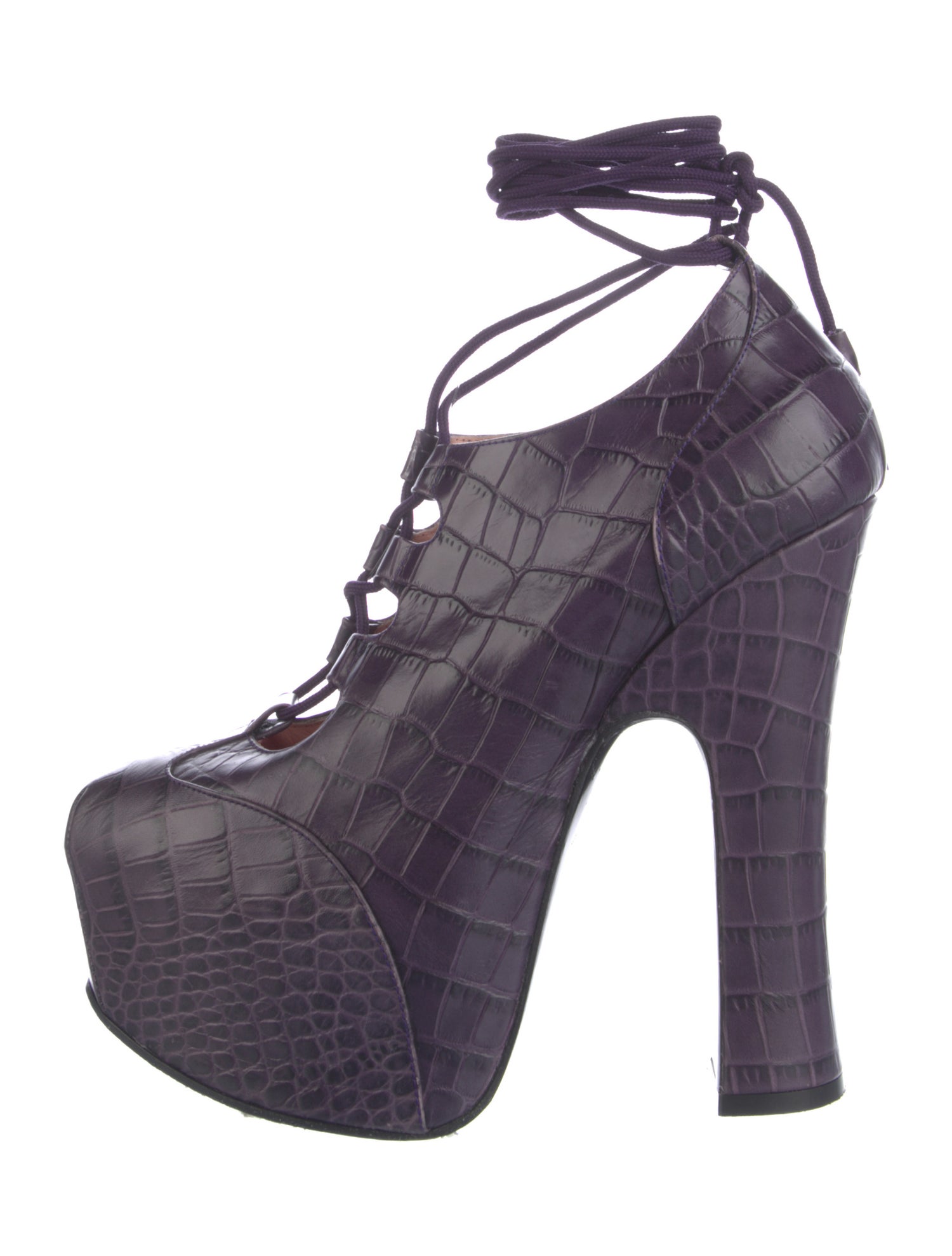 Vivienne Westwood Leather T-Strap Pumps