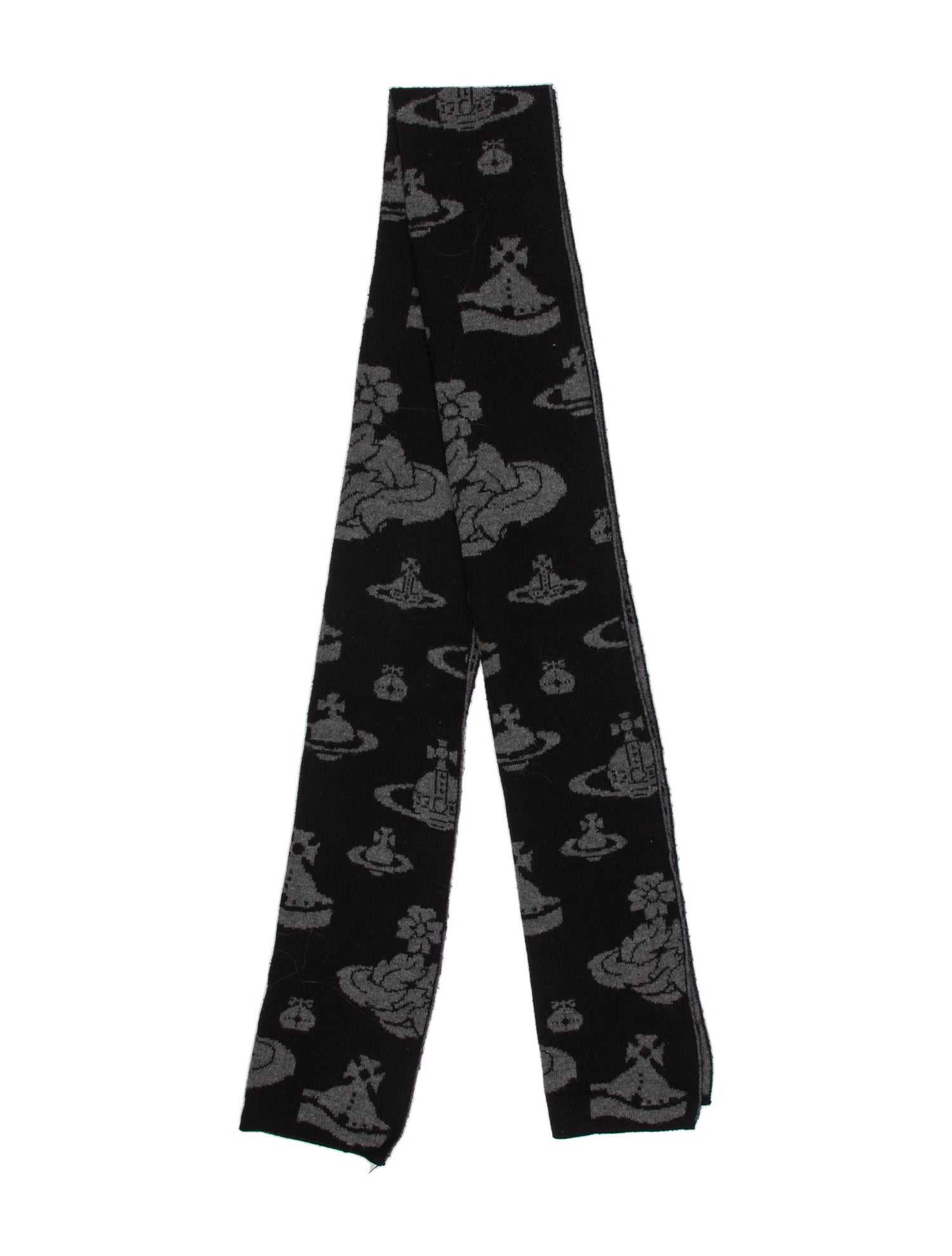 Vivienne Westwood Wool Printed Scarf