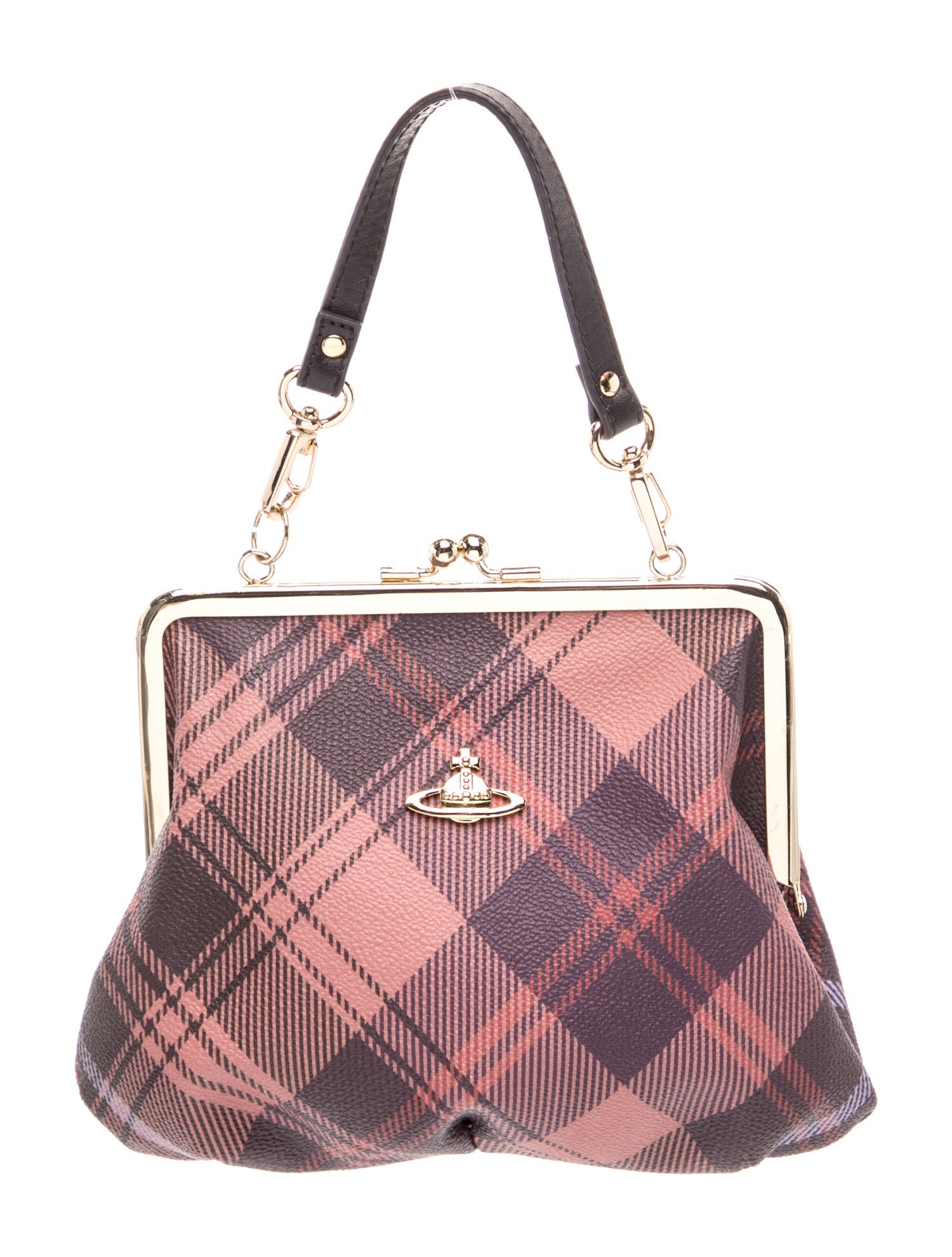 Vivienne Westwood Leather Top Handle Bag