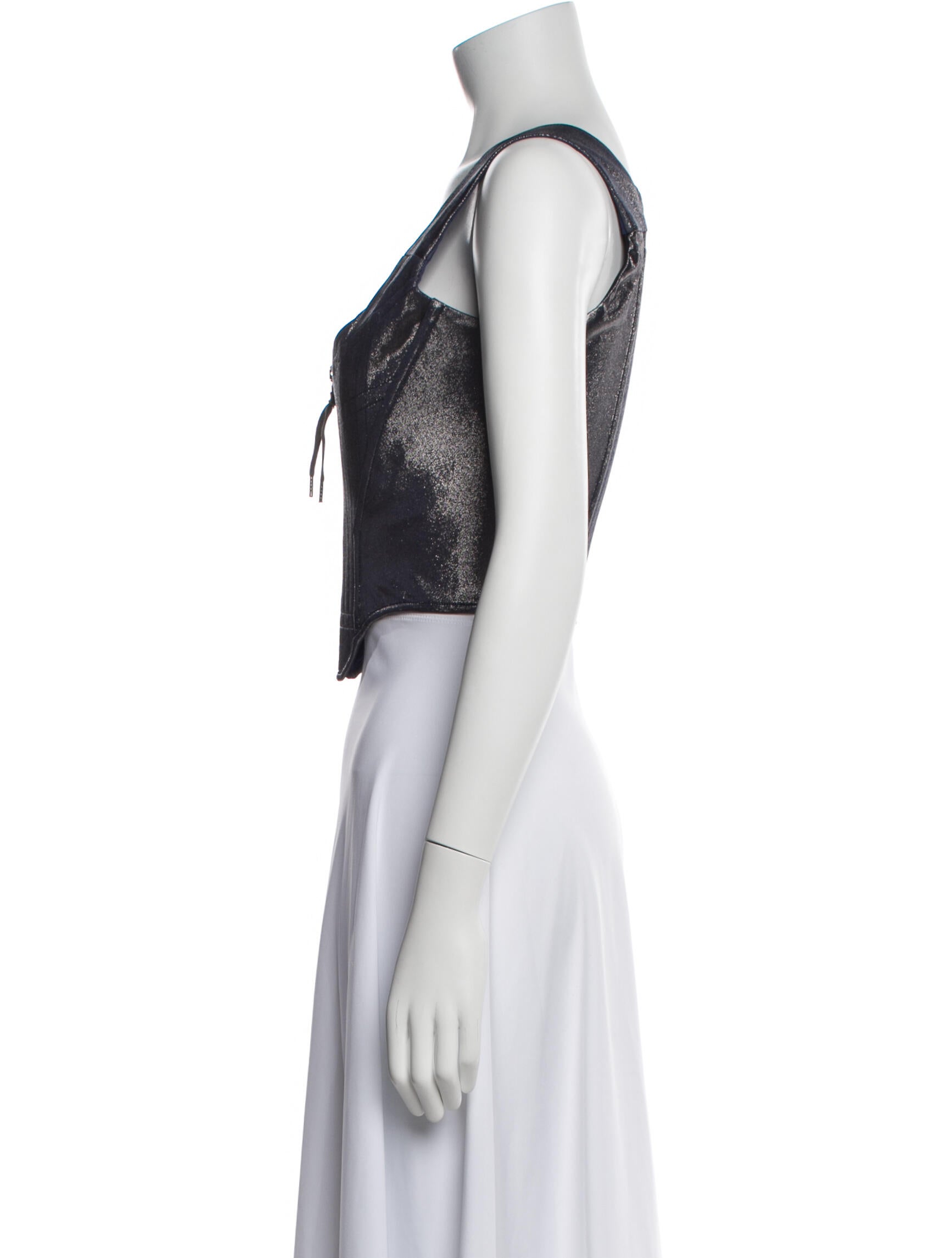 Vivienne Westwood Square Neckline Sleeveless Top