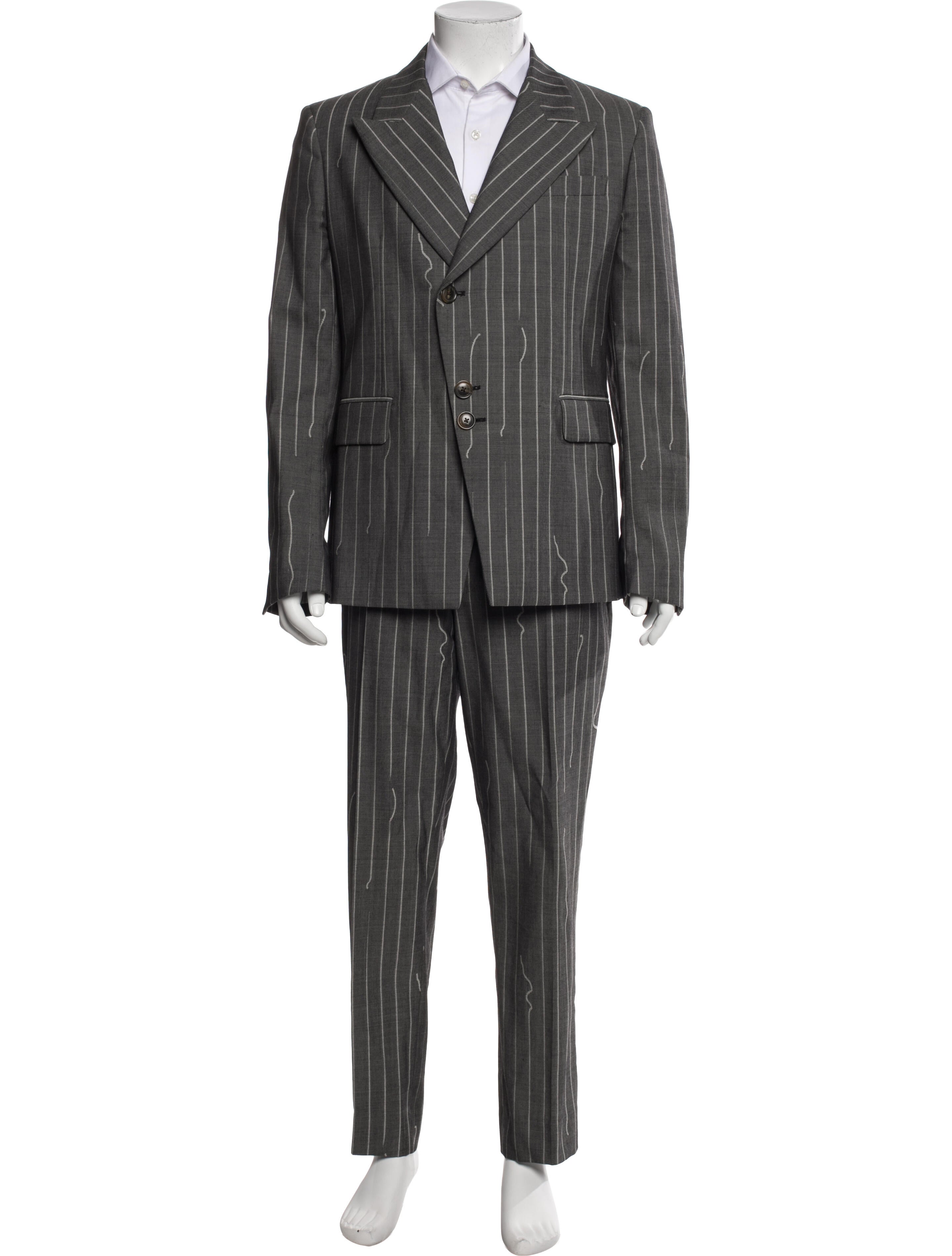 Vivienne Westwood Wool Striped Two-Piece Suit