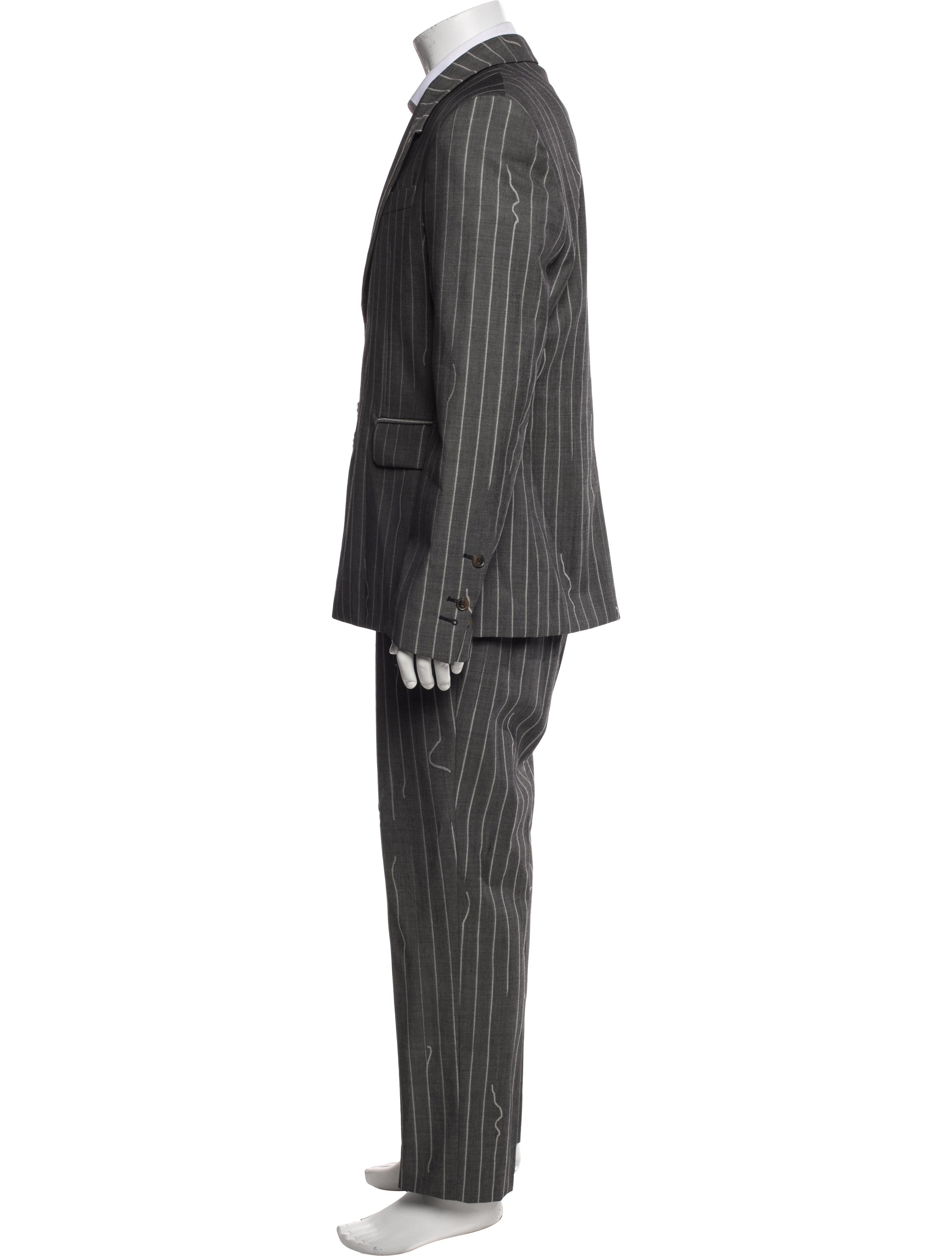 Vivienne Westwood Wool Striped Two-Piece Suit