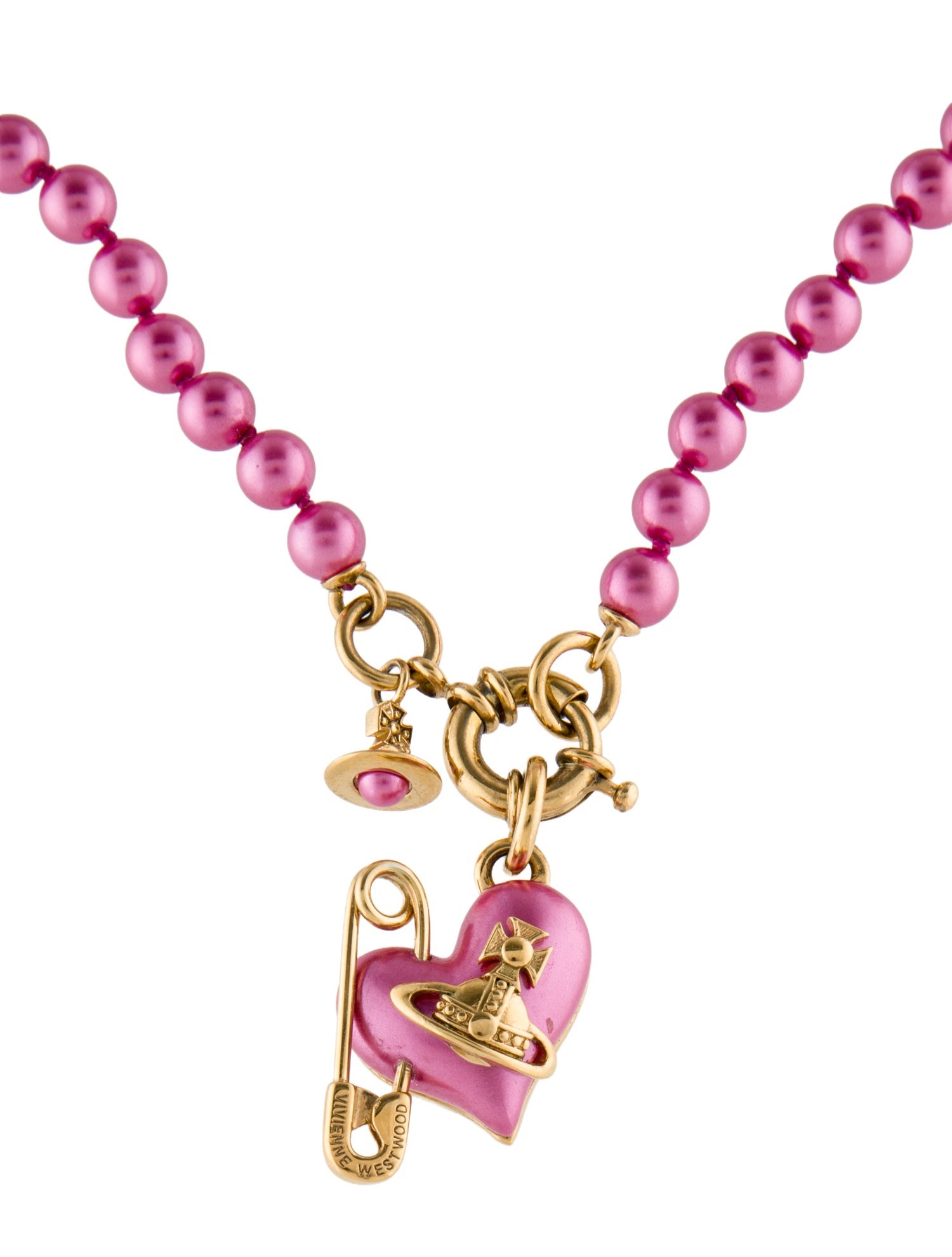 Vivienne Westwood Faux Pearl Orietta Pendant Necklace