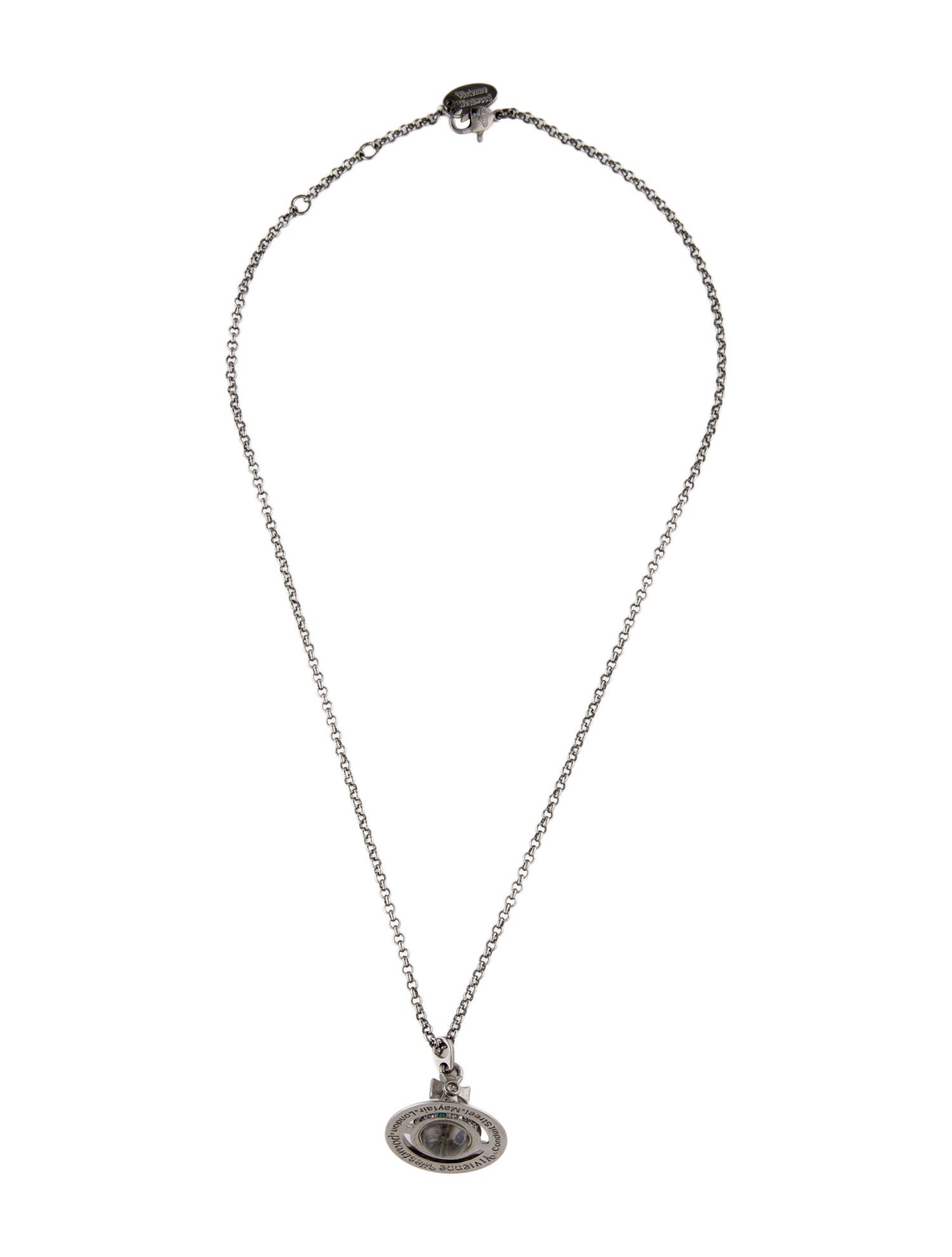 Vivienne Westwood Crystal & Glass New Tiny Orb Pendant Necklace