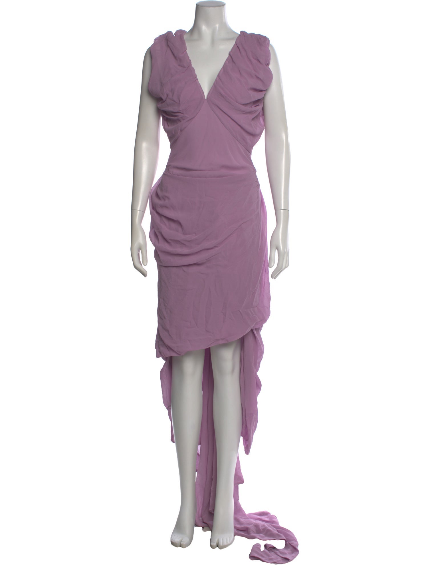 strapless open back dress Portia & Scarlett PS108X Purple Sequin Cocktail Dress – Formalwear Outlet main image 1