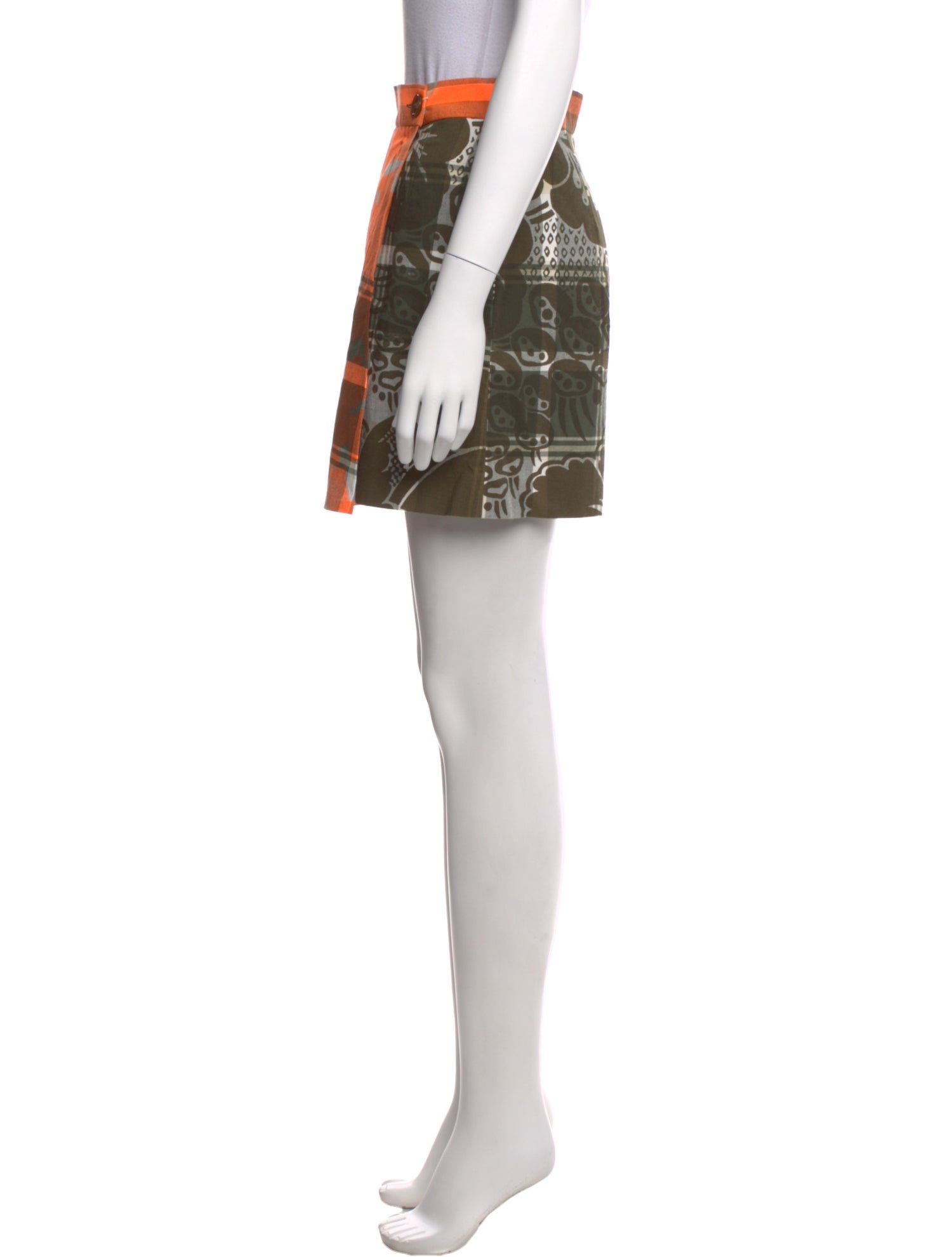 Vivienne Westwood Plaid Print Mini Shorts w/ Tags