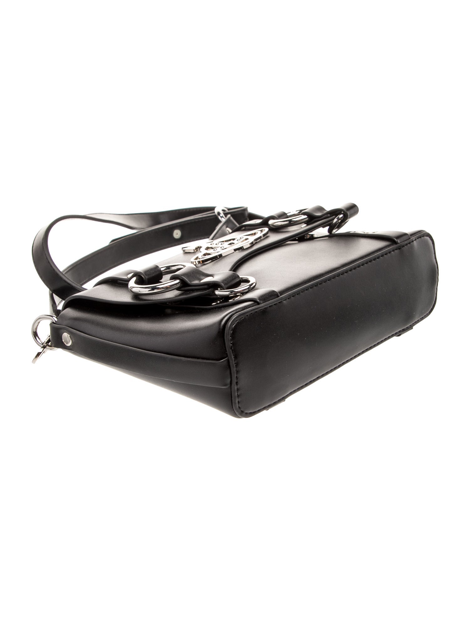 Vivienne Westwood Leather Crossbody Bag - Black Crossbody Bags
