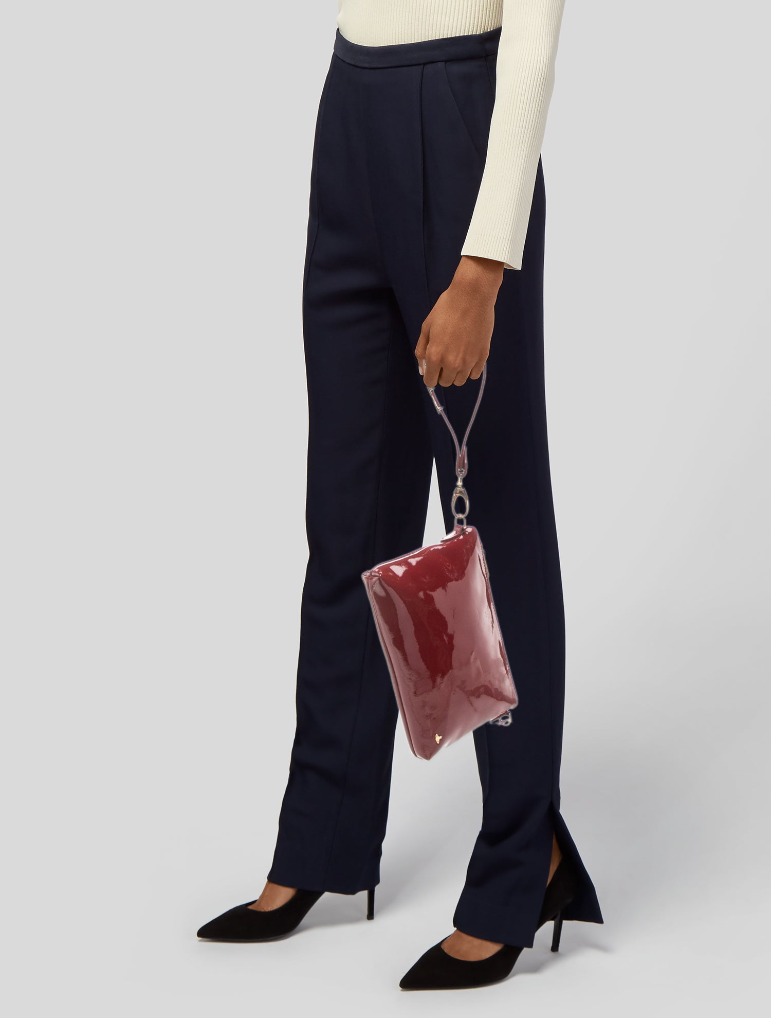 Vivienne Westwood Patent Leather Crossbody Bag - Red Clutches