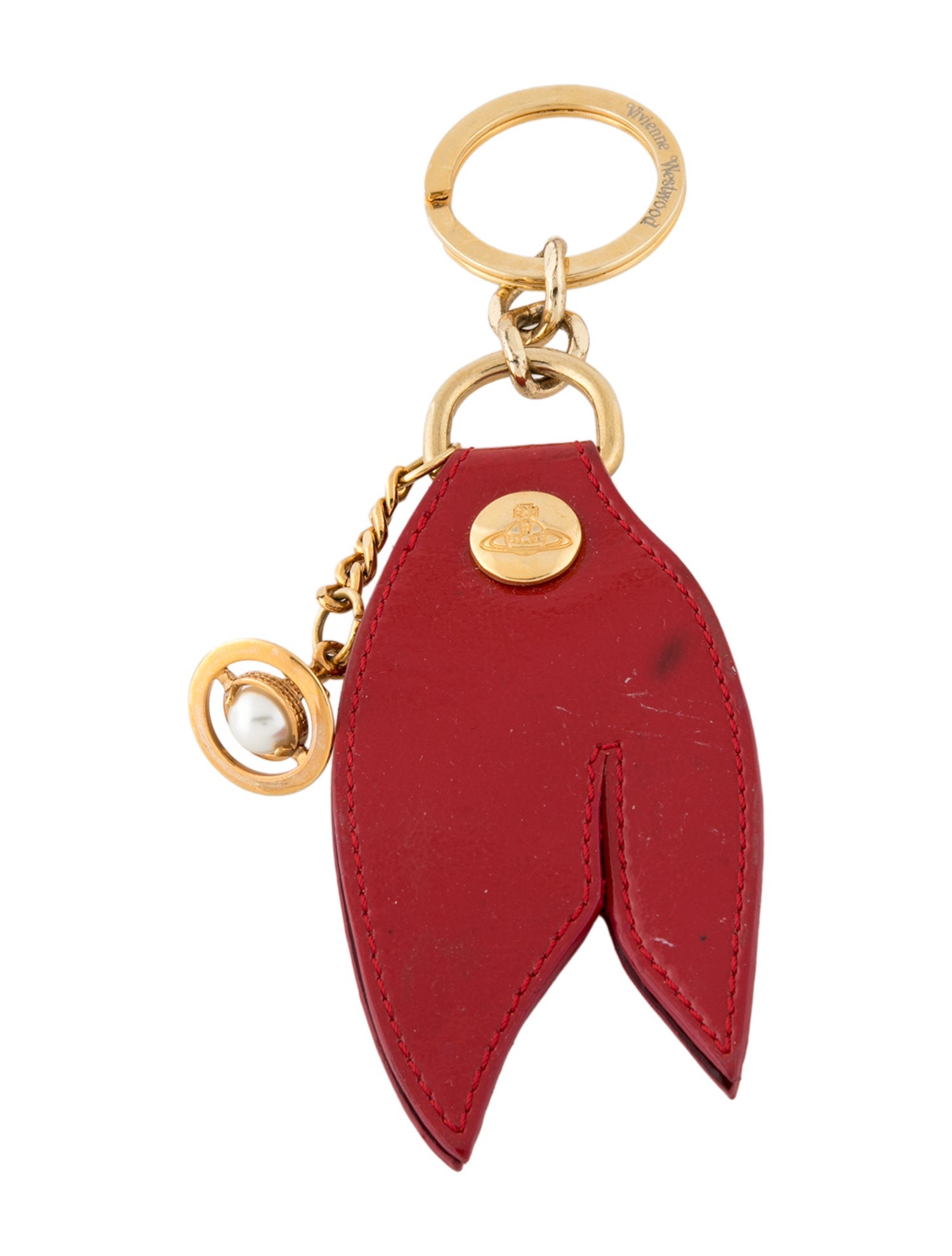 Vivienne Westwood Patent Leather Keychain