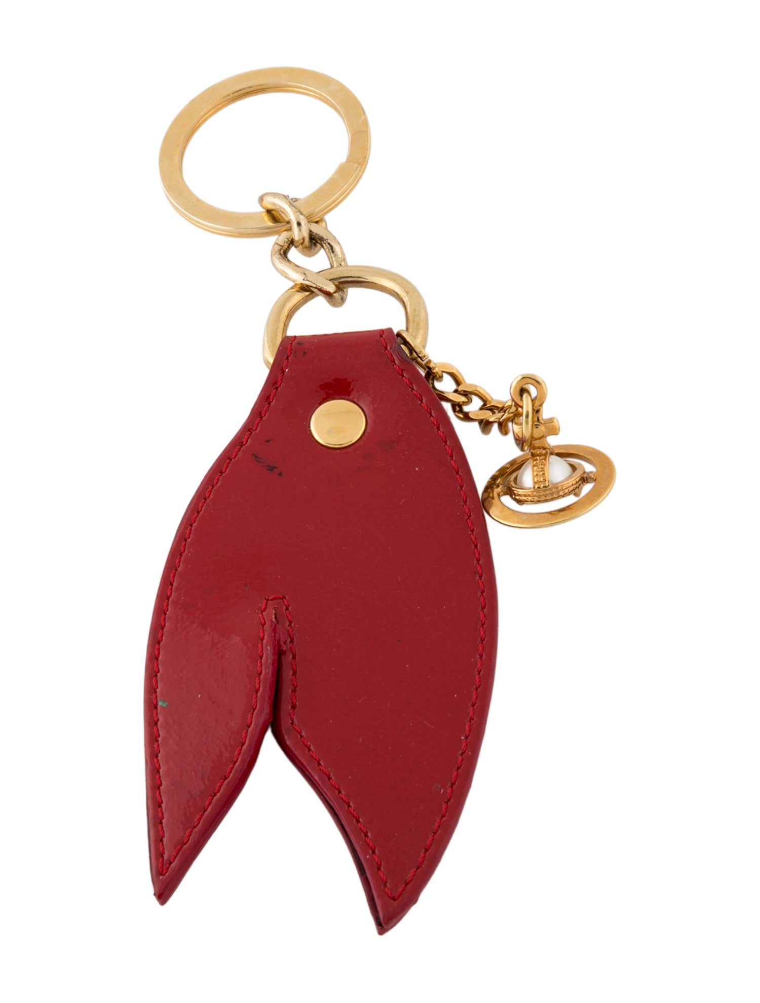 Vivienne Westwood Patent Leather Keychain