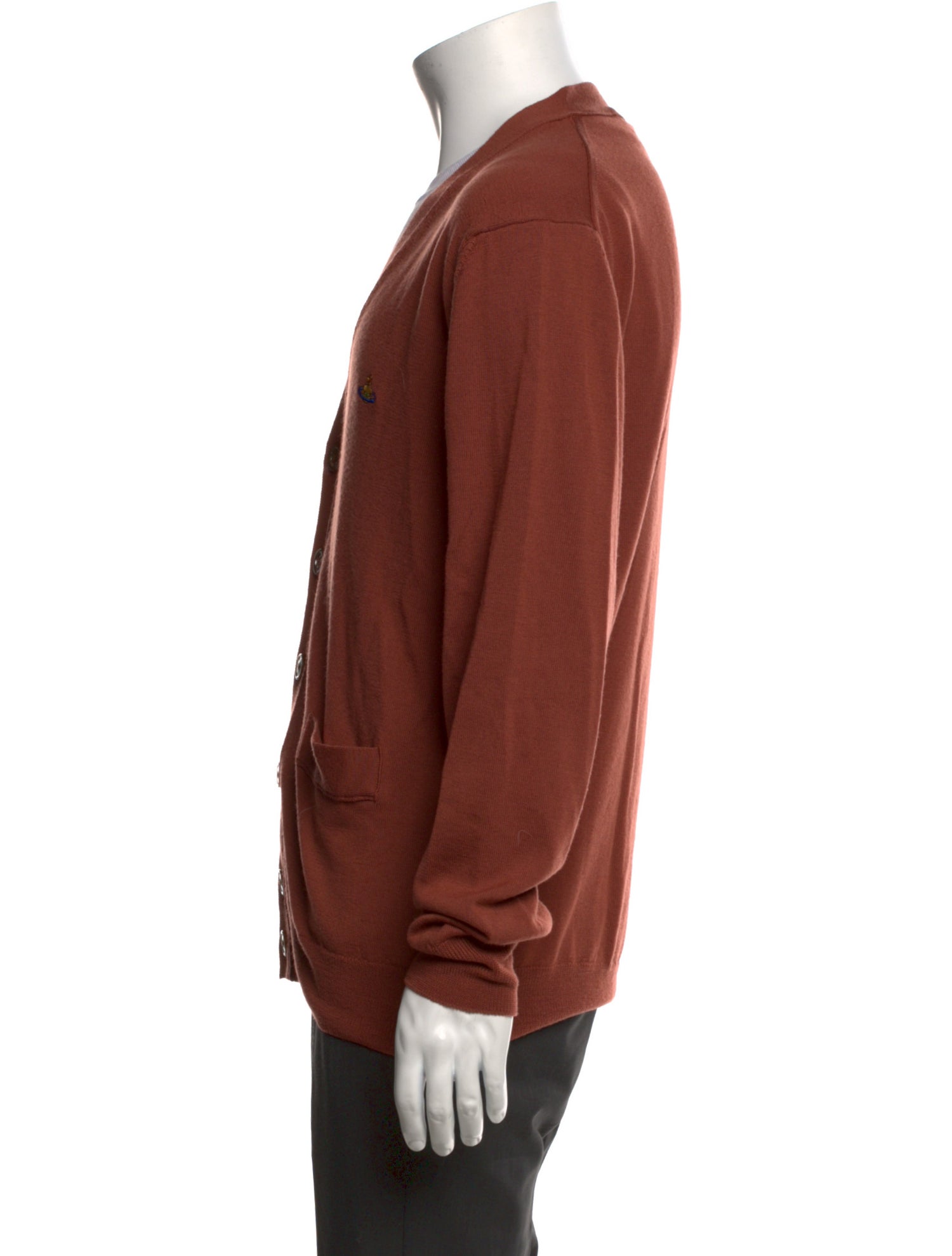 Vivienne Westwood Virgin Wool V-Neck Cardigan
