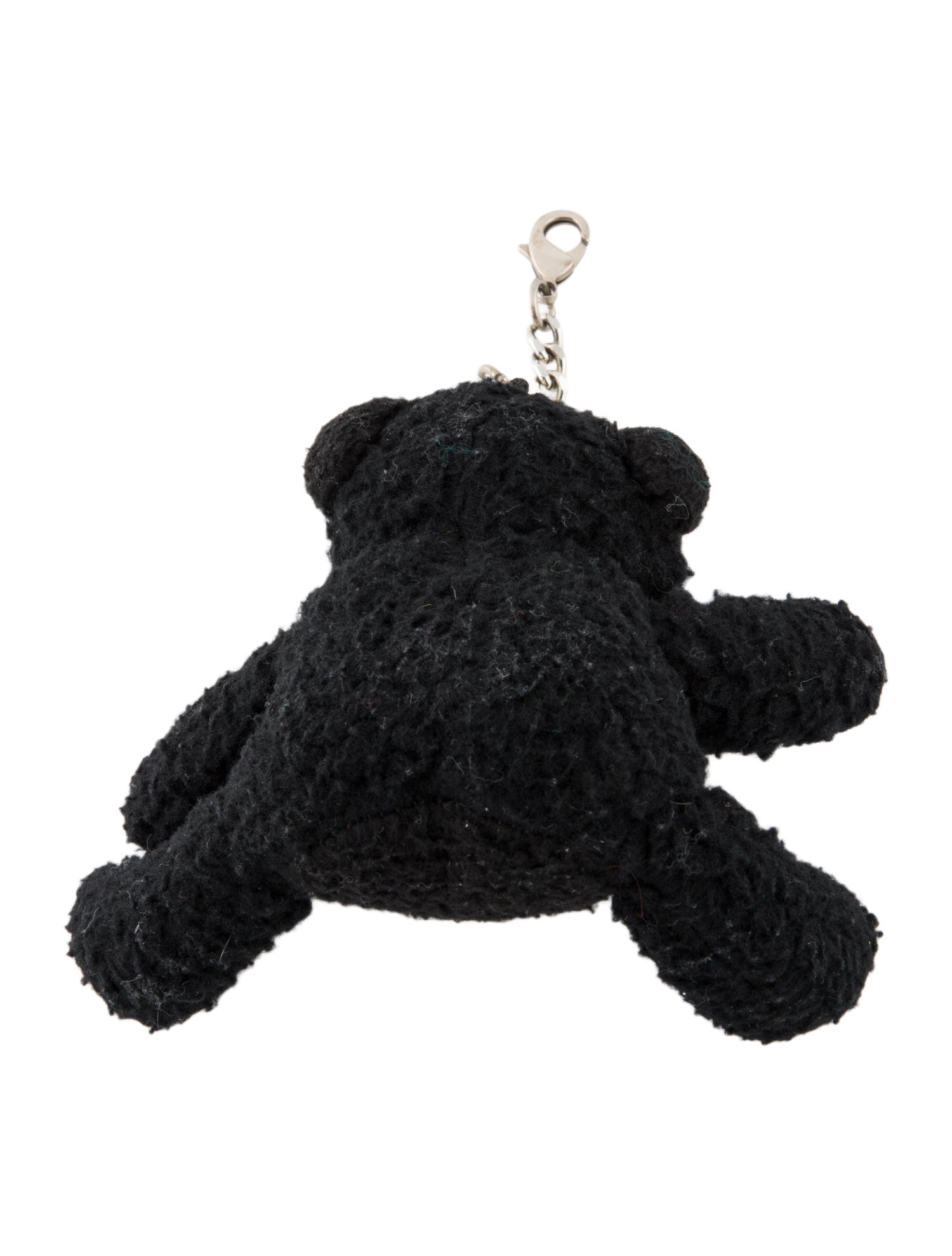 Vivienne Westwood Teddy Bear Shaped Embroidered Keychain