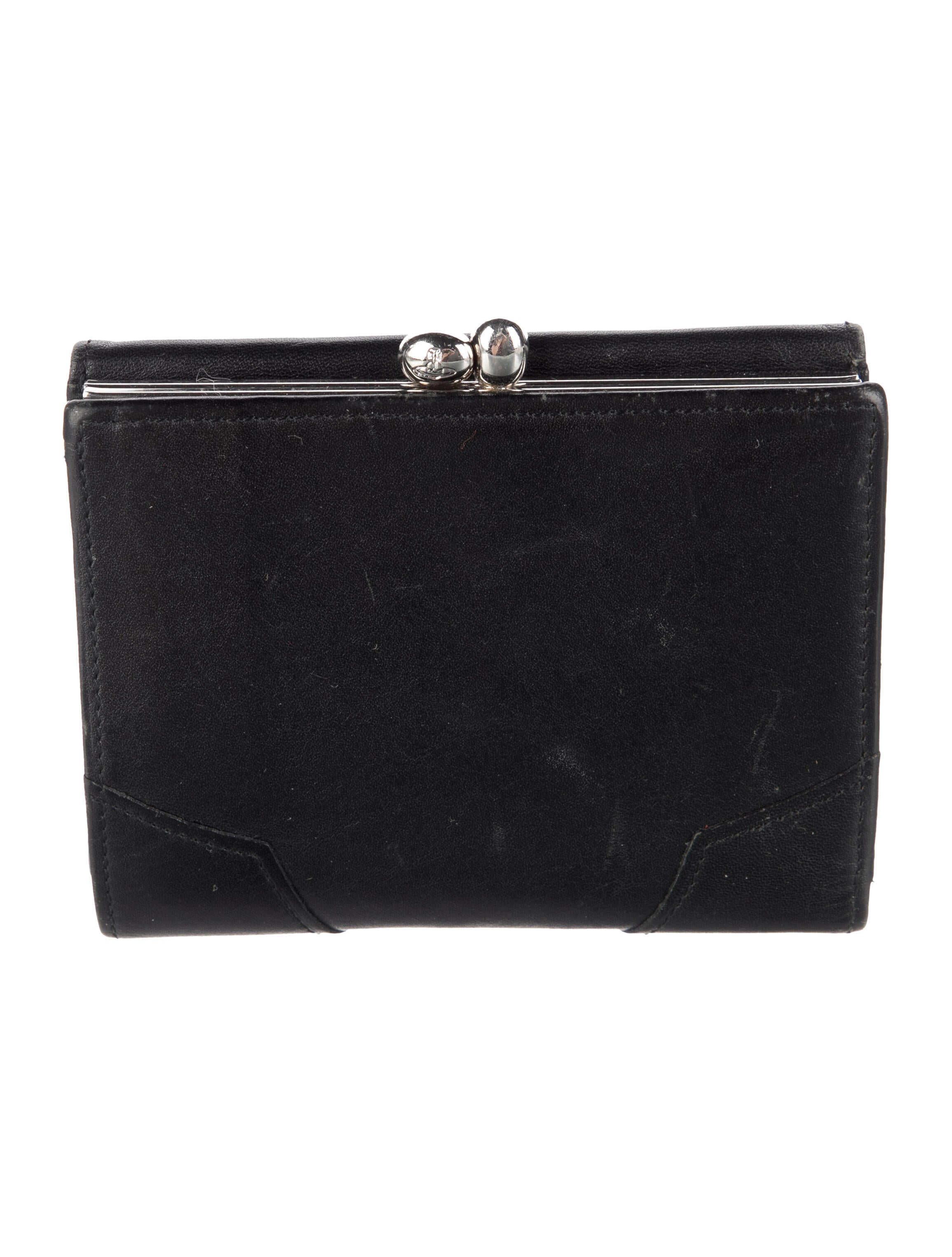 Vivienne Westwood Leather Graphic Print Compact Wallet