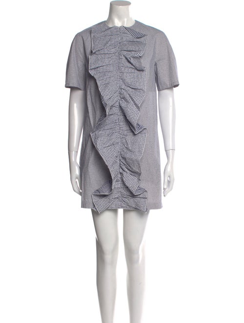 Vika Gazinskaya Crew Neck Mini Dress