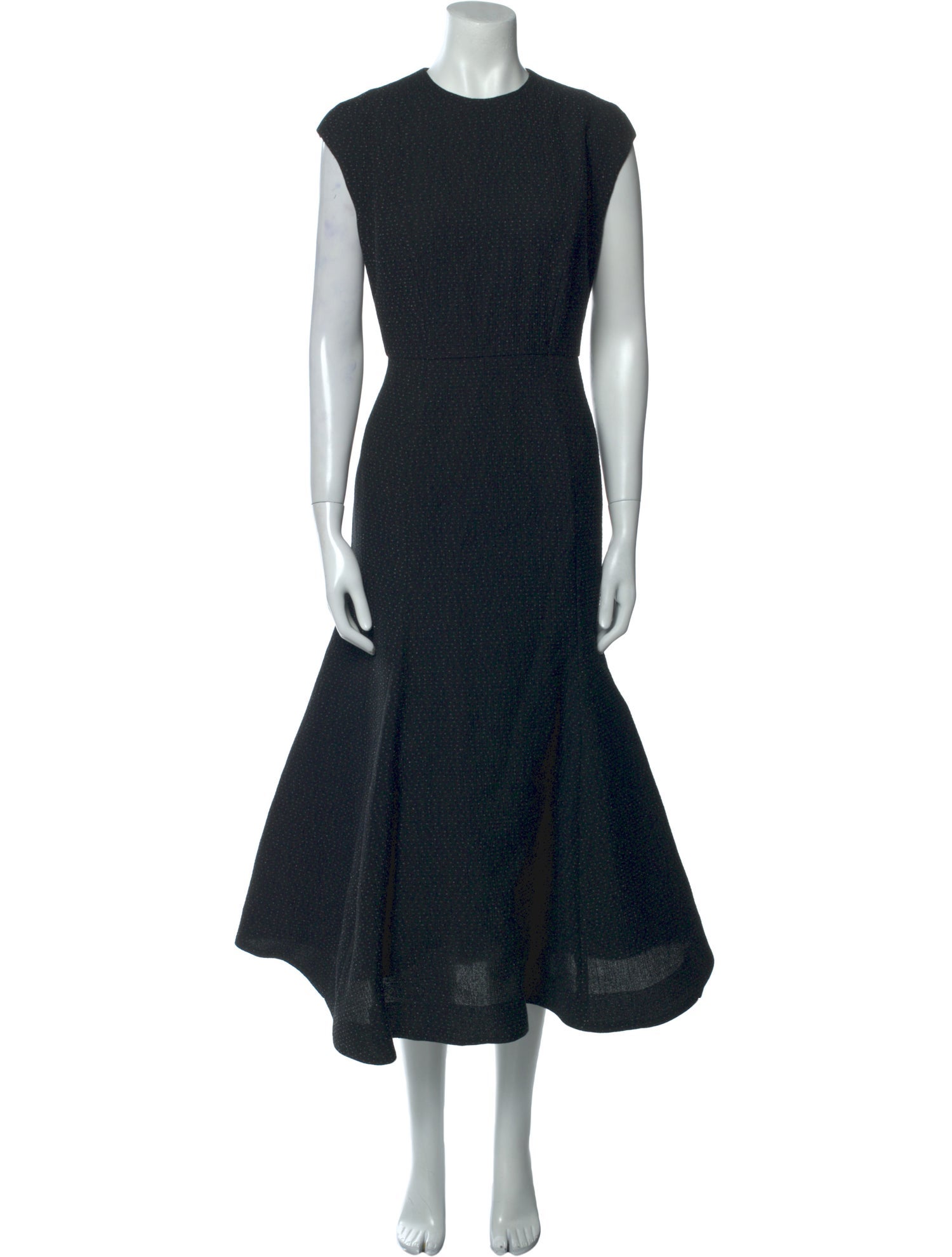 Vika Gazinskaya Crew Neck Long Dress