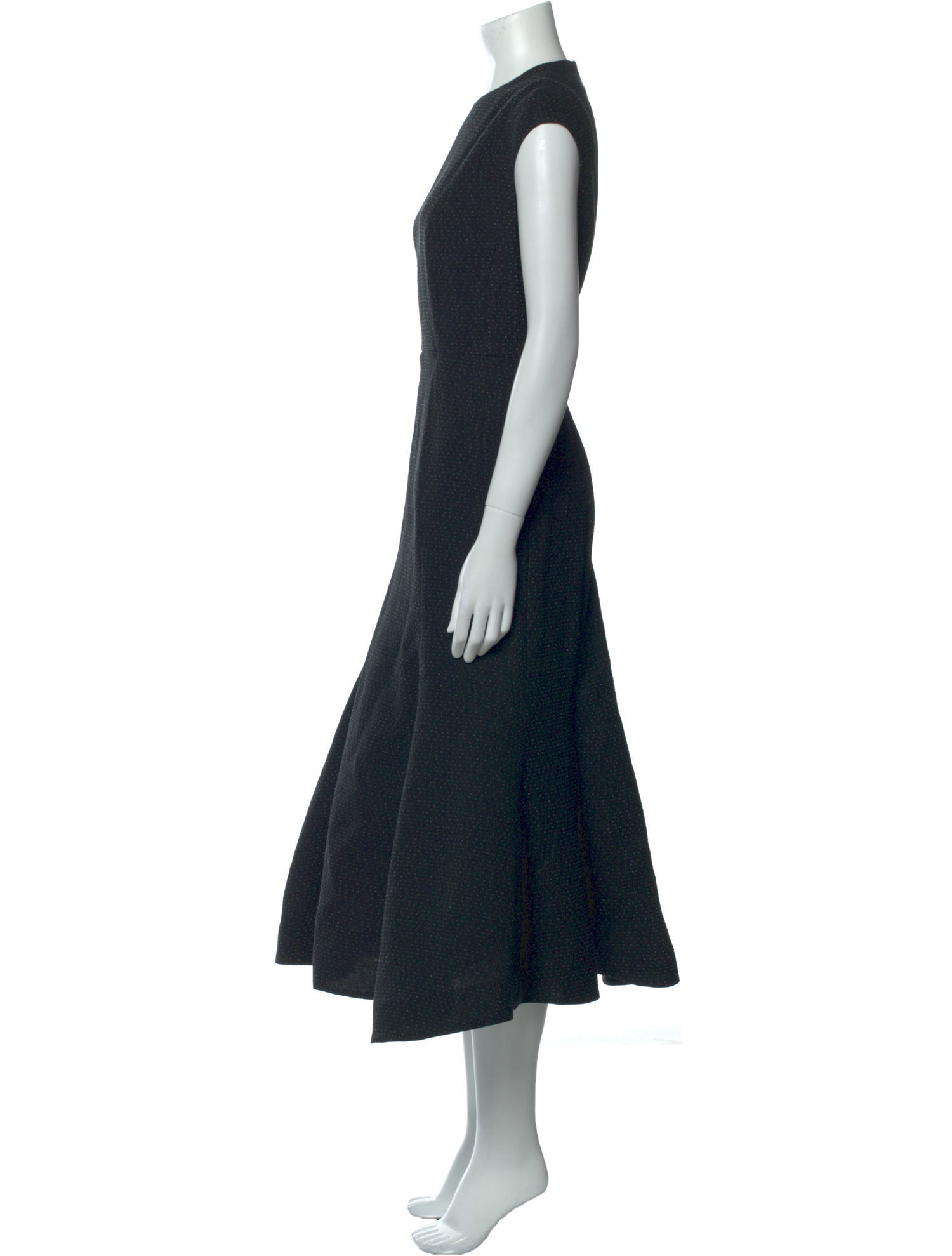 Vika Gazinskaya Crew Neck Long Dress